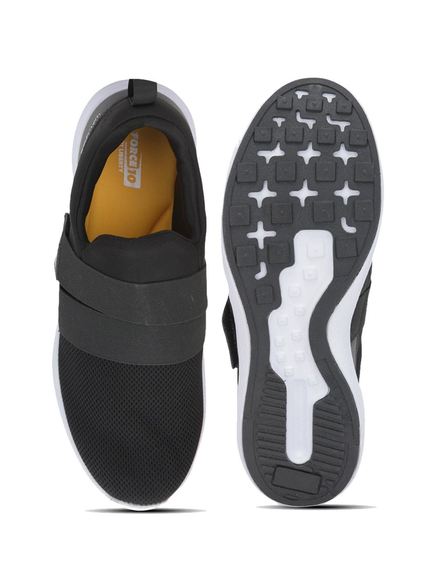 Force 10 by Liberty Men's Black Walking Shoes