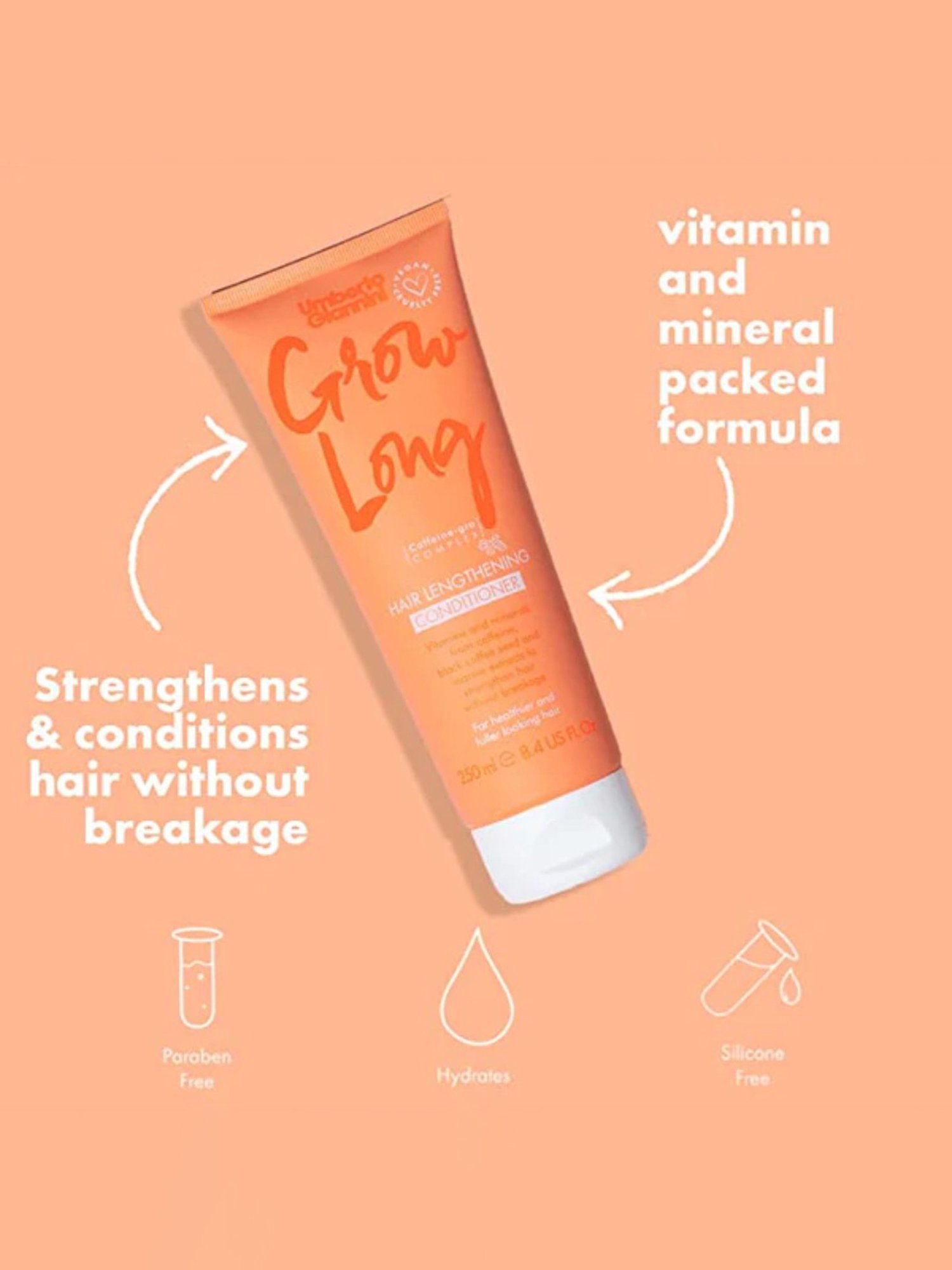 Umberto Giannini Grow Long Hair Lengthening Conditioner - 250 ml