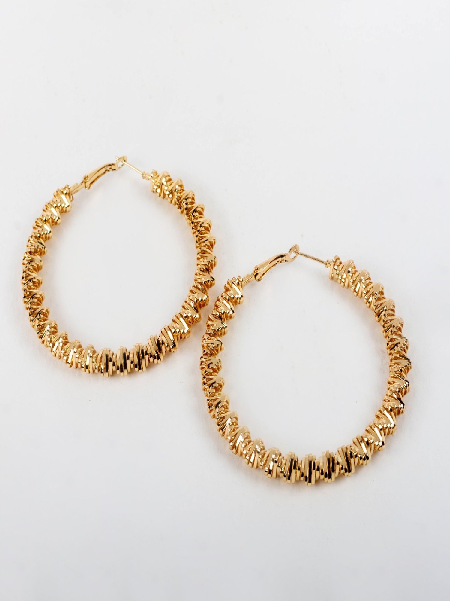 Jewelz Trendy Round Hoop Earrings for Girls & Women