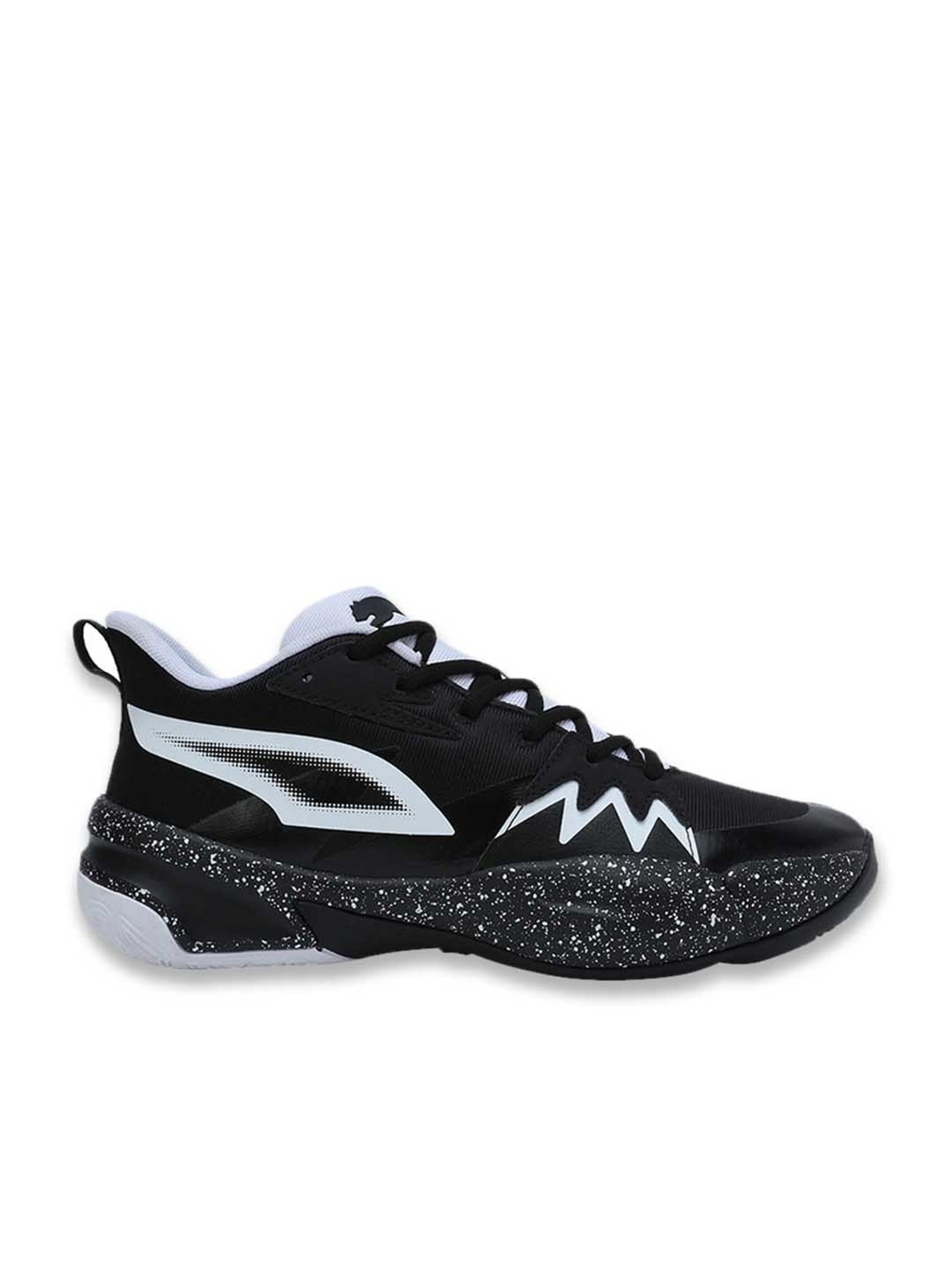 Puma Men's Genetics Speckle White Basketball Shoes
