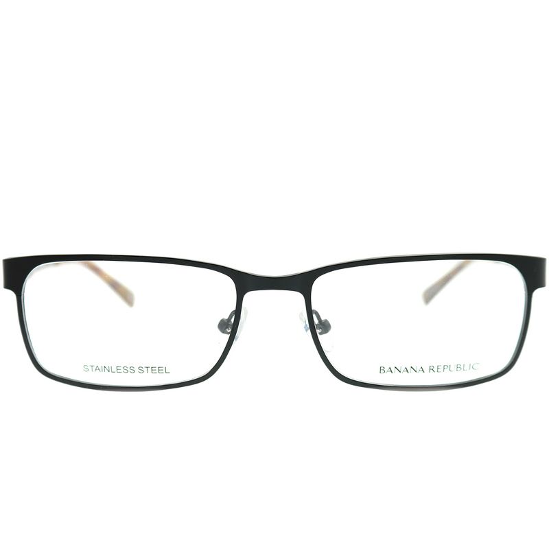 Banana Republic  003 Unisex Rectangle Eyeglasses Satin Black 54mm