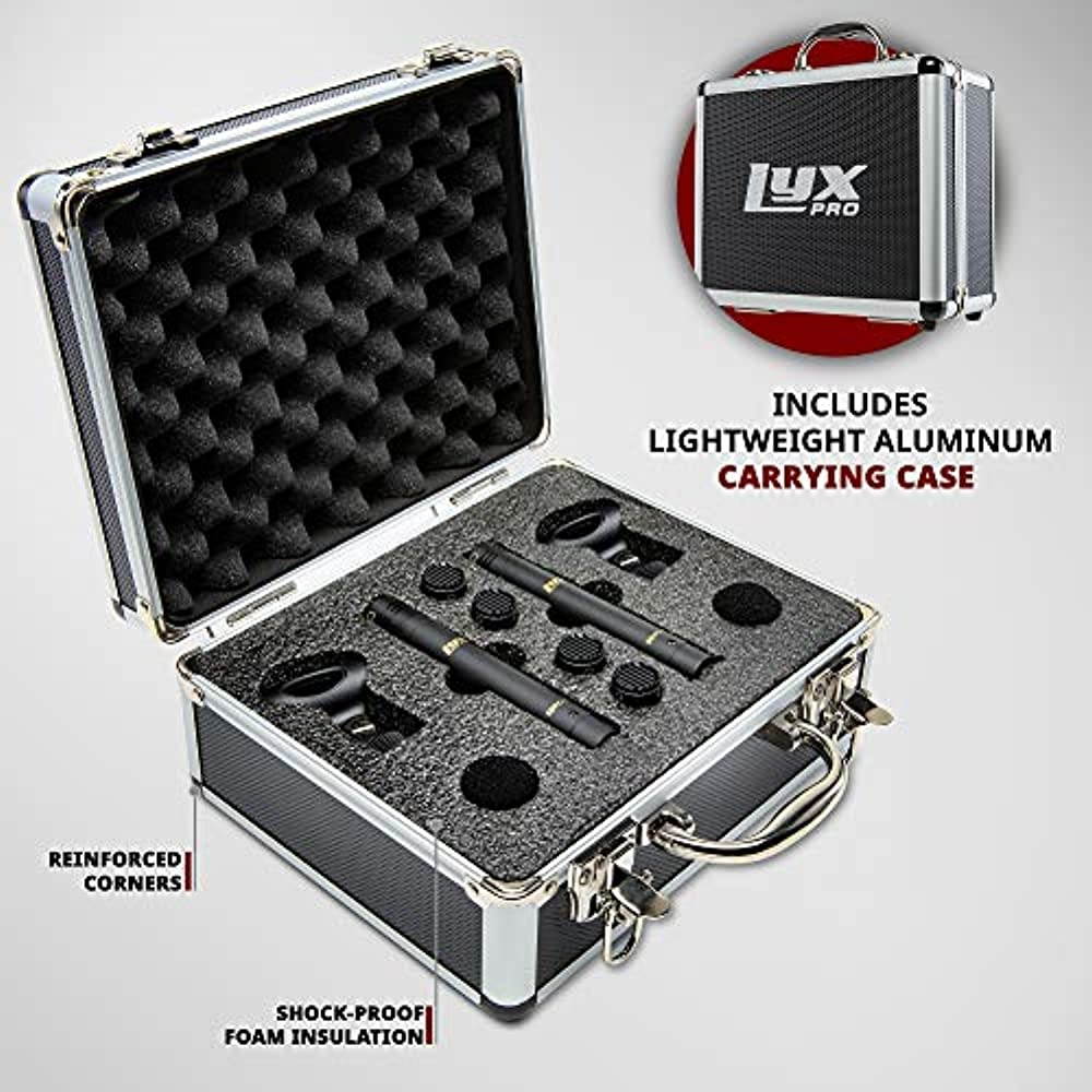 LyxPro Pencil Condenser Stick Microphones Omni, Cardioid, Super Cardioid Capsule