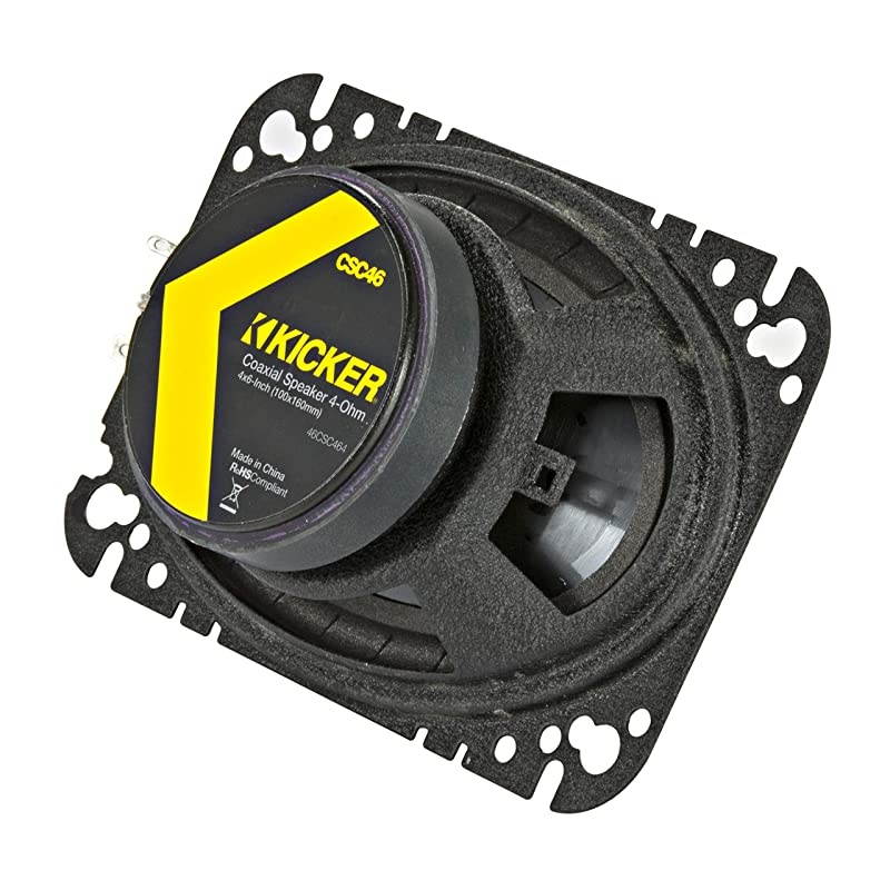 CS Series CSC46 4 x 6 Inch Car Audio System Speaker Yellow 2 Pack