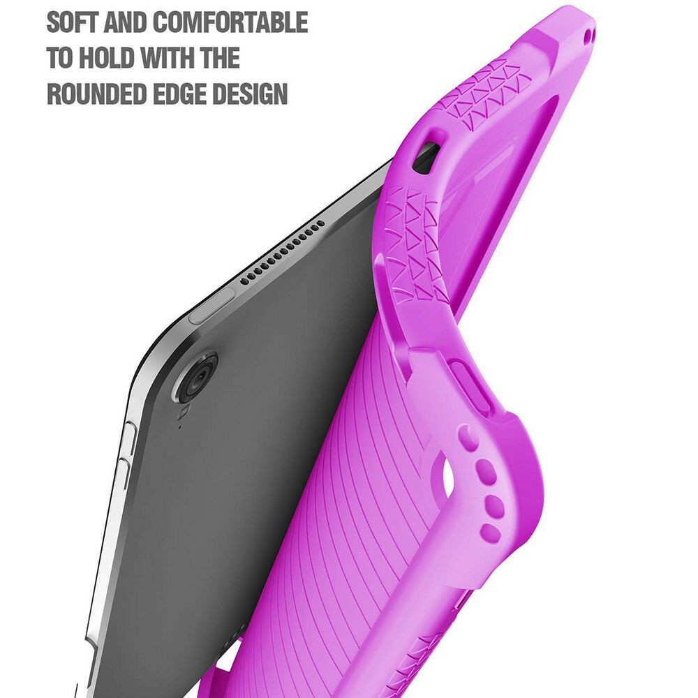 [10 Pieces] Poetic Silicone Case for iPad Pro 11 Inch 2018 Tablet Case Purple