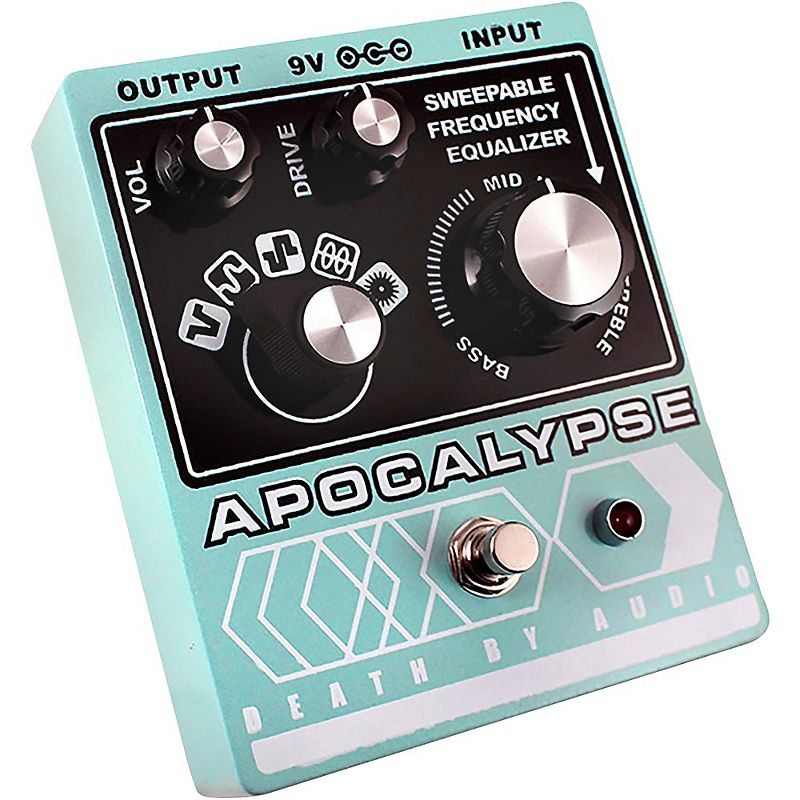 DEATH BY AUDIO Apocalypse Fuzz Effects Pedal Pale Green