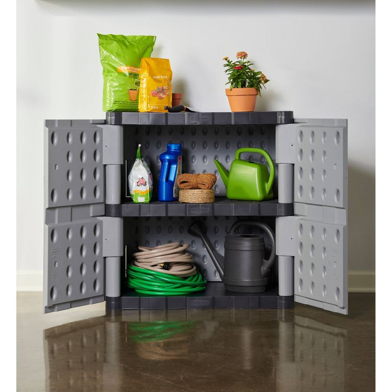 Cosco Two Step Big Step Folding Step Stool with Rubber Hand Grip