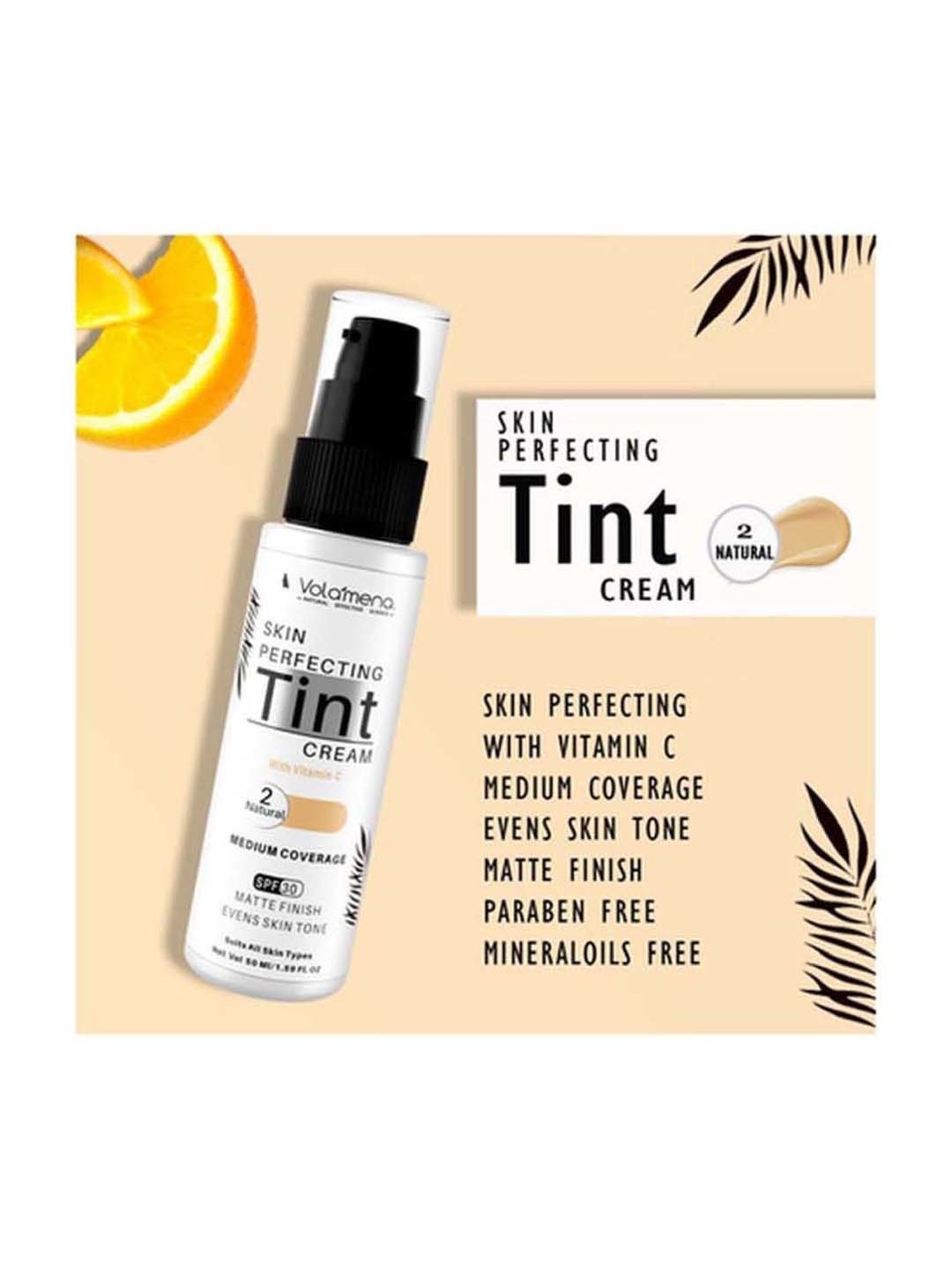 Volamena Skin Perfecting Tint Cream Shade (2 Natural) - 50 ml