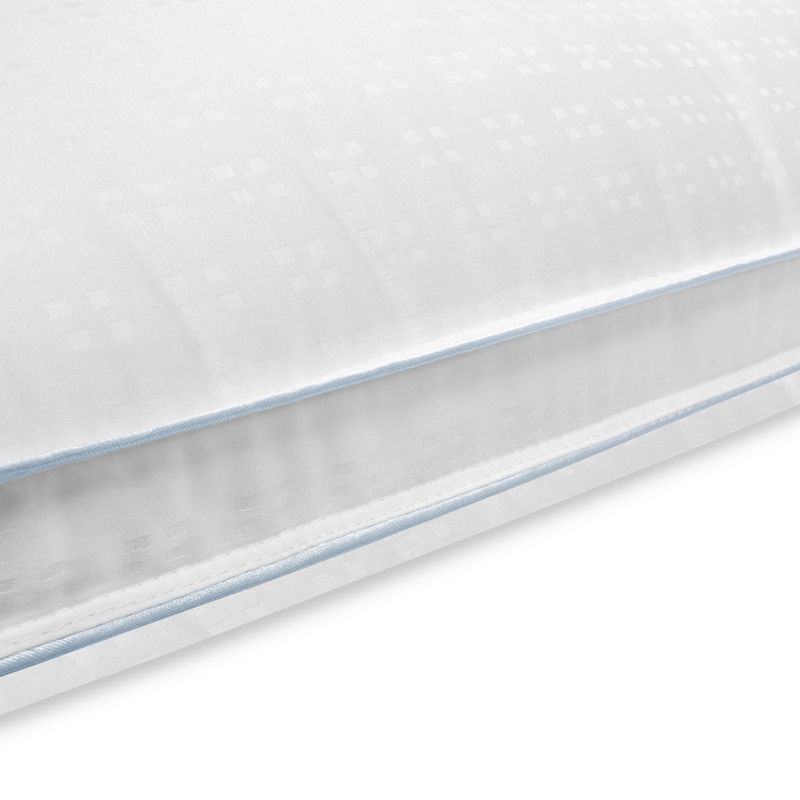 Downlite Soft White Goose Down Hypoallergenic Pillow &ndash; Perfect for Stomach Sleepers Standard