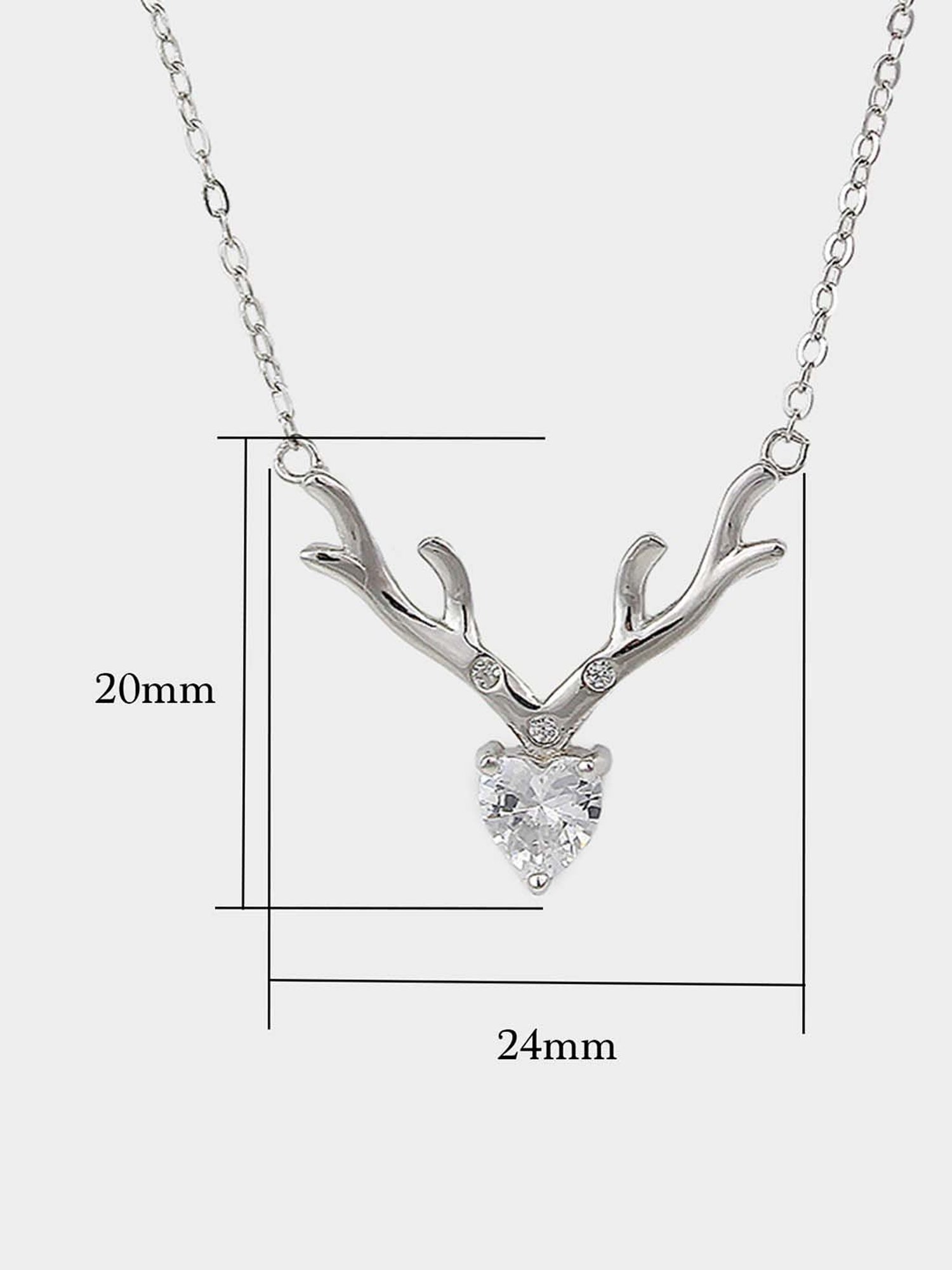 Ornate Jewels 92.5 Sterling Silver Red Ruby Necklace for Women