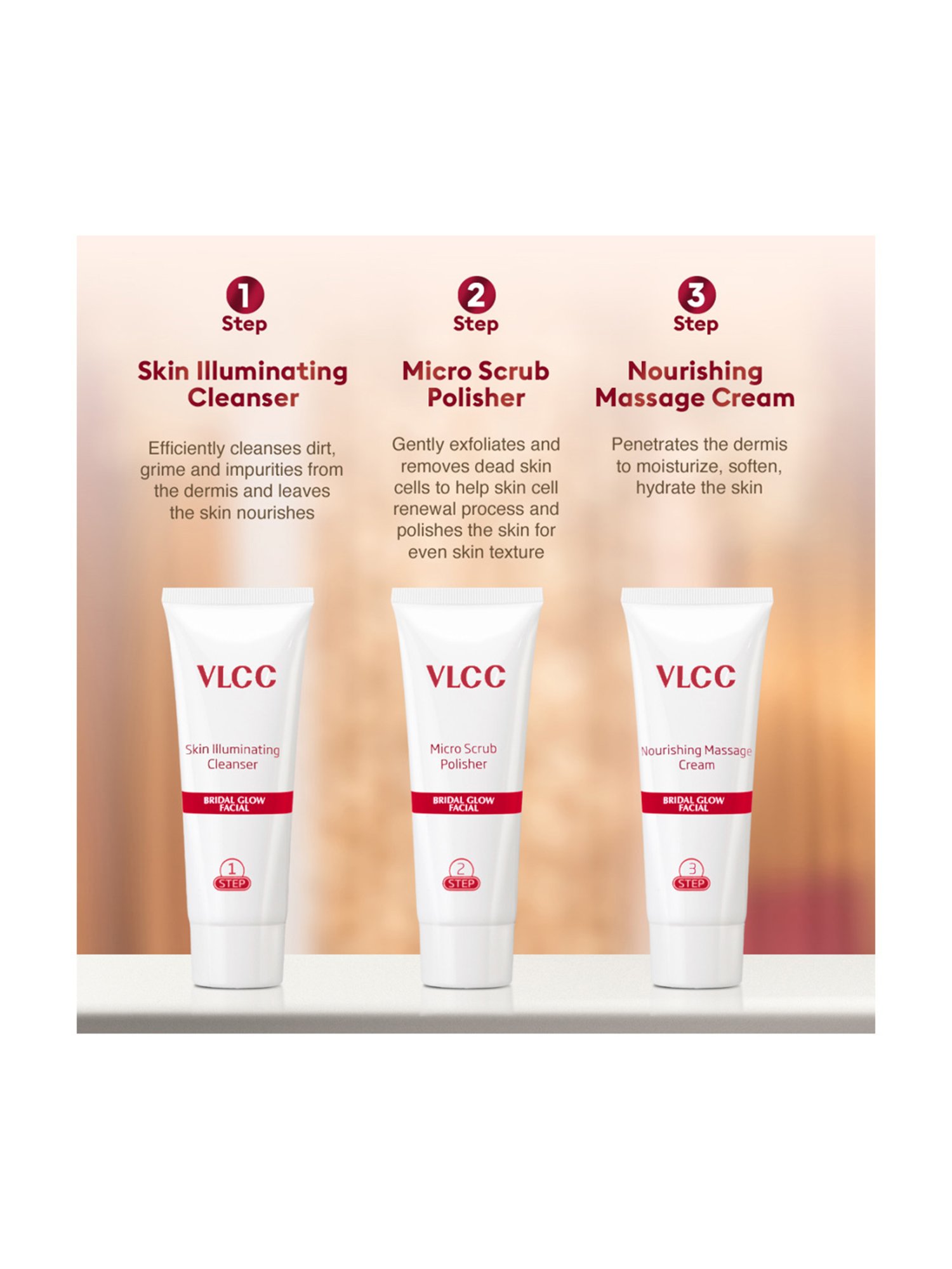 VLCC Bridal Glow Facial Kit - 50 gm