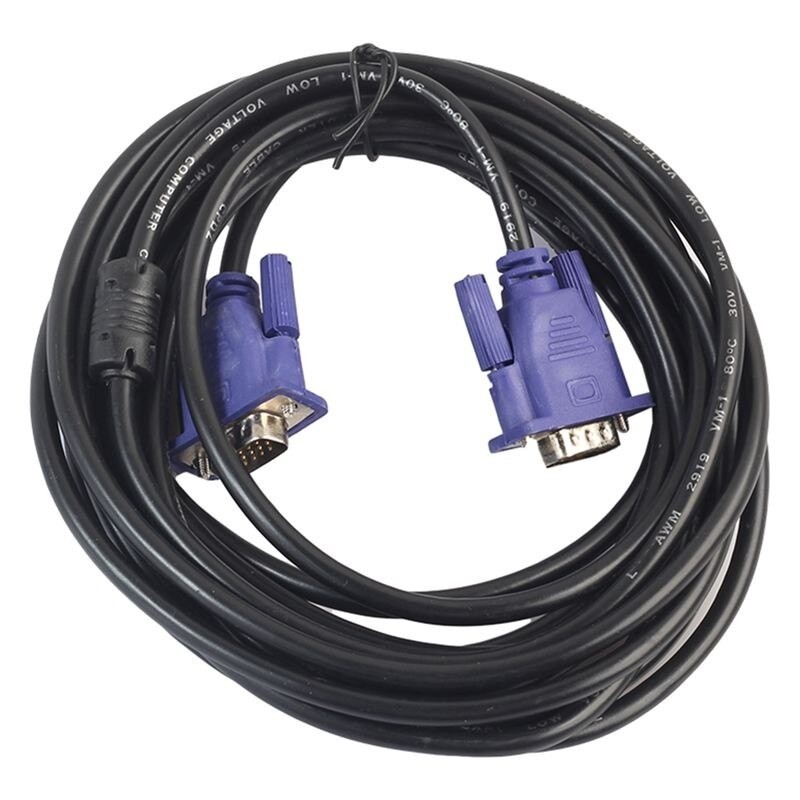 HD VGA Cable 15 pin male to VGA male SVGA Extension Cable For Laptop PC LCD Projector Monitor