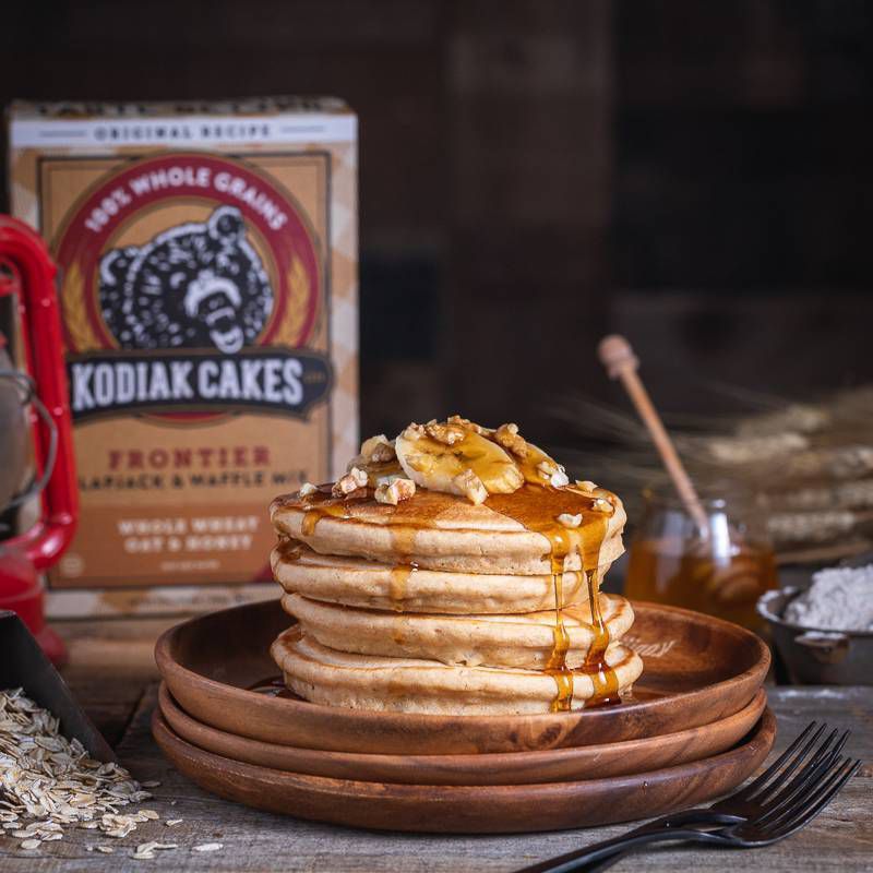 Kodiak Cakes Whole Wheat, Oat & Honey Flapjack & Waffle Mix - 24oz