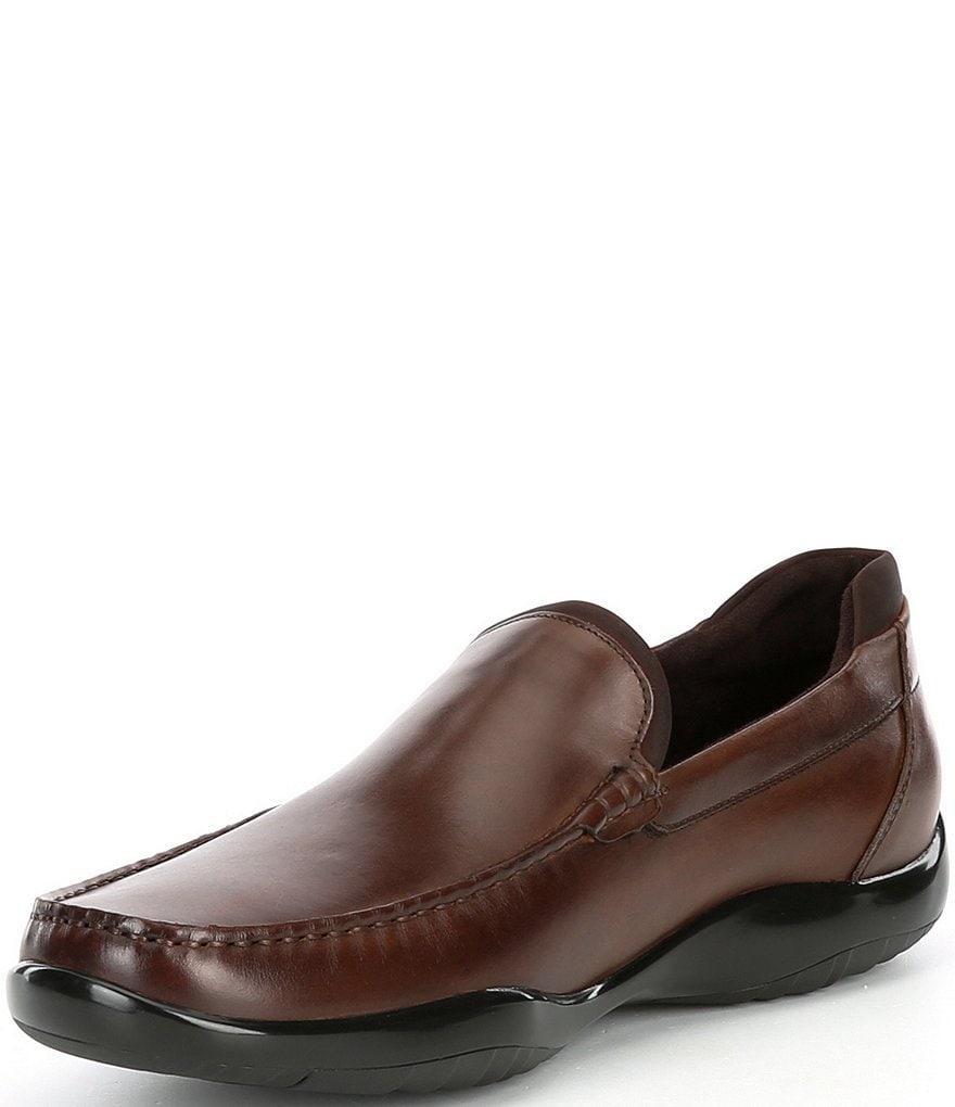 Kenneth Cole New York Men's Motion Flx Pebbled Leather Driver Loafers