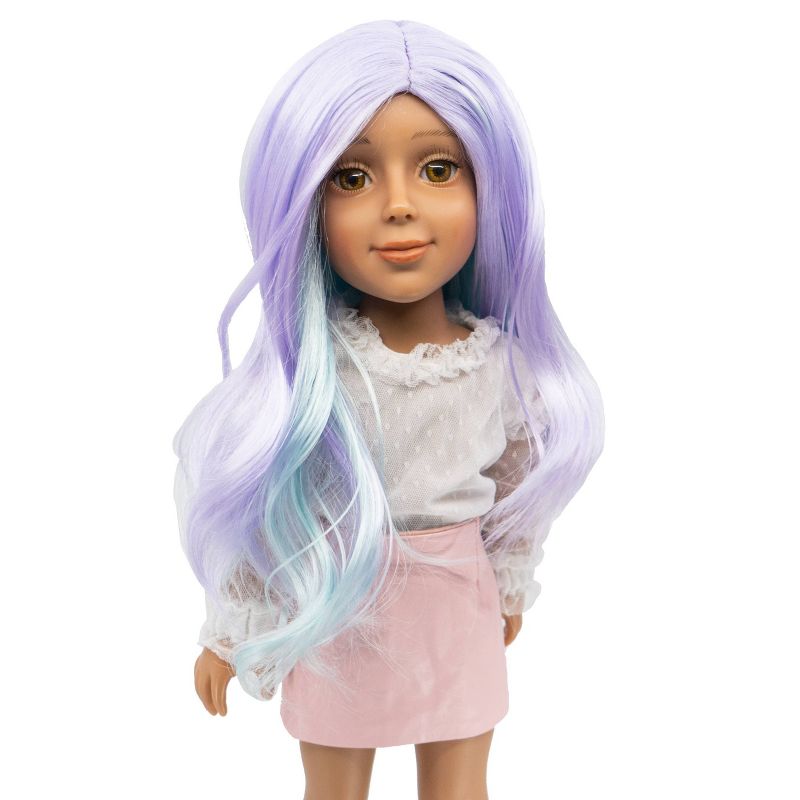 I'M A GIRLY White Blouse with Lace Details Outfit - Fits I'M A GIRLY 18" Fashion Doll