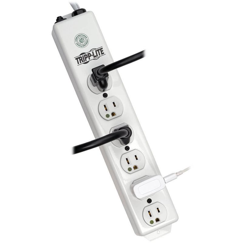 Tripp Lite Power Strip Hospital Medical 120V 5-15R-HG 6 Outlet 15' Cord Metal - NEMA 5-15P - 6 NEMA 5-15R Hospital Grade - 15ft