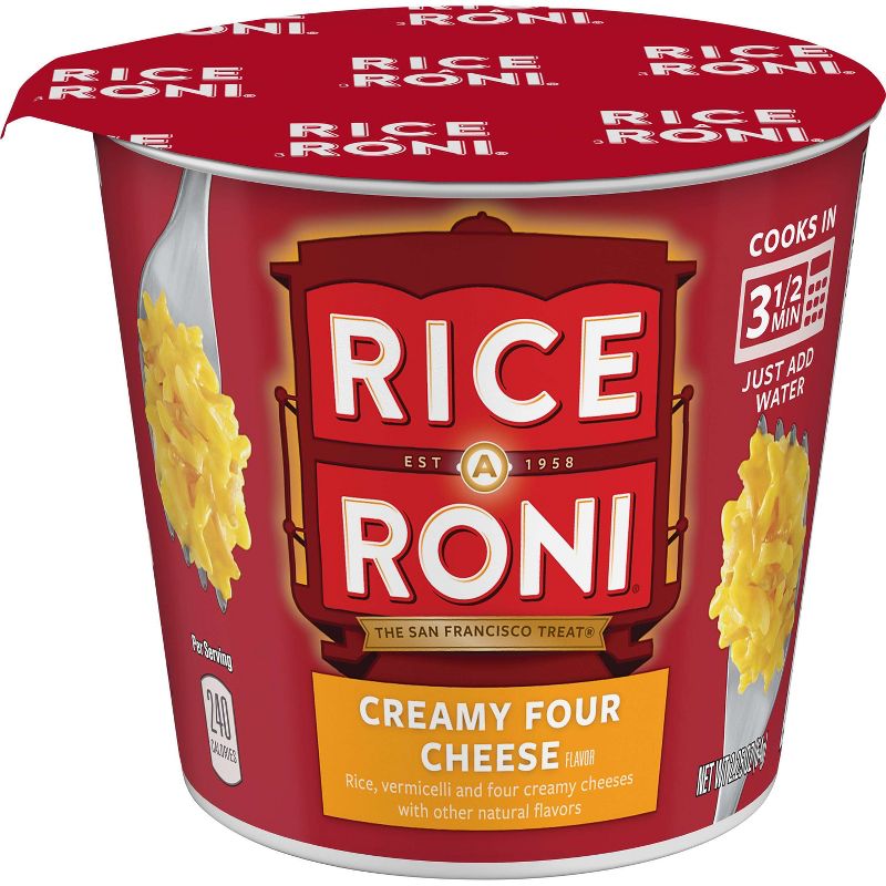 Rice A Roni Creamy Four Cheese Rice Cup - 2.25oz
