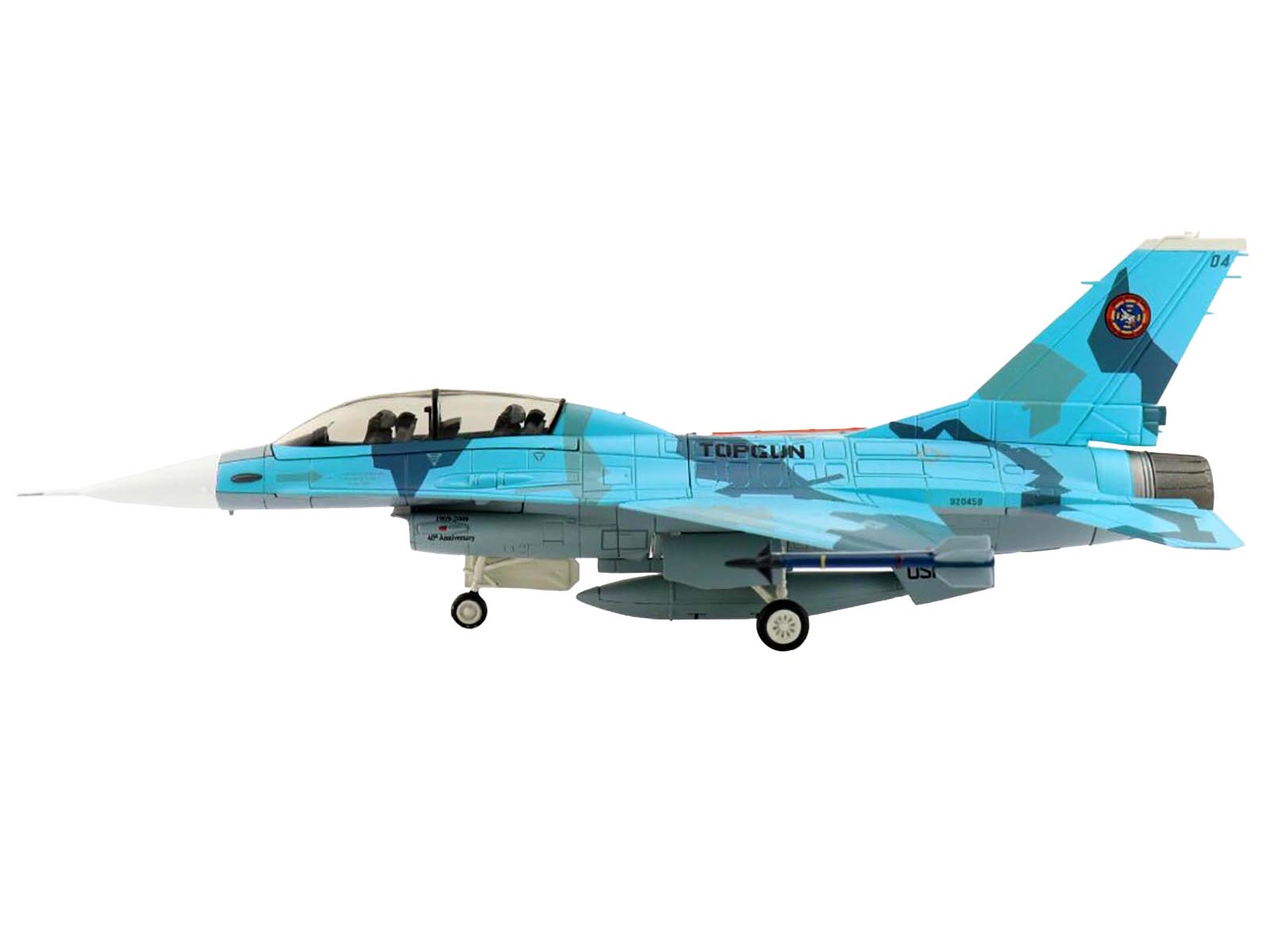 Lockheed Martin F-16C Fighting Falcon Fighter Aircraft "Viper Demo Team" (2021) United States Air Force 1/144 Diecast Model by JC Wings