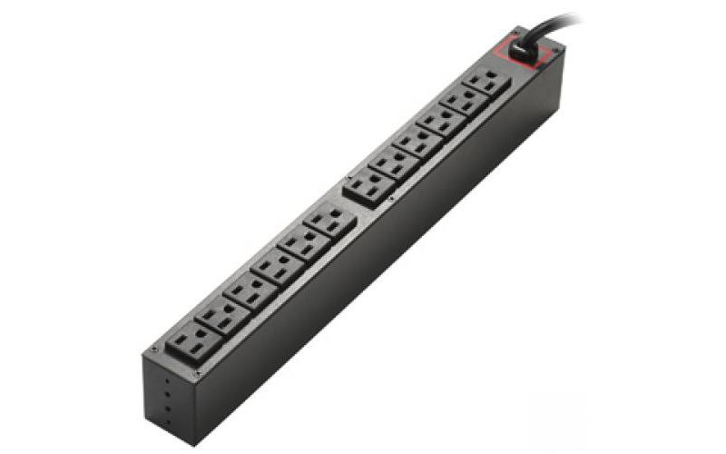 Eaton FlexPDU 1.44kVA 12-Outlets PDU - 12 x NEMA 5-15R - 1.44kVA - 1U Rack-mountable