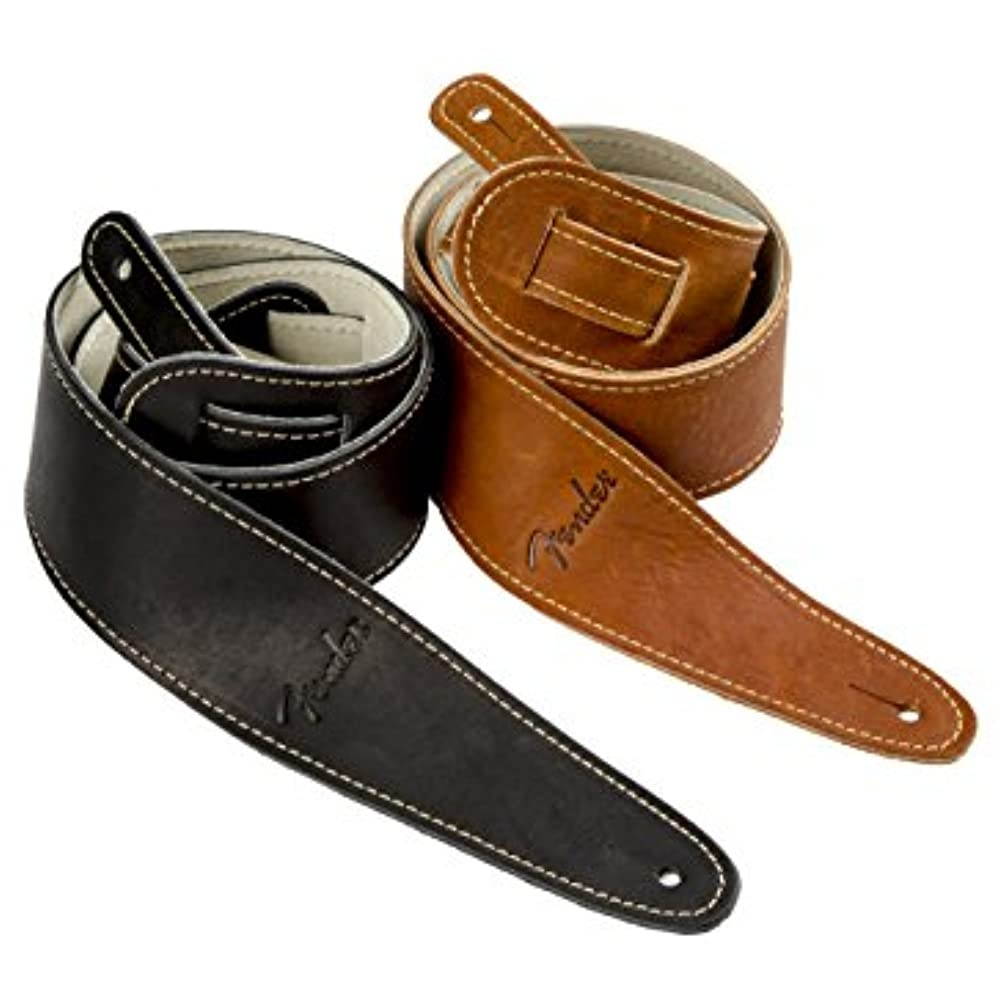 Fender Ball Glove Leather Guitar Strap Black