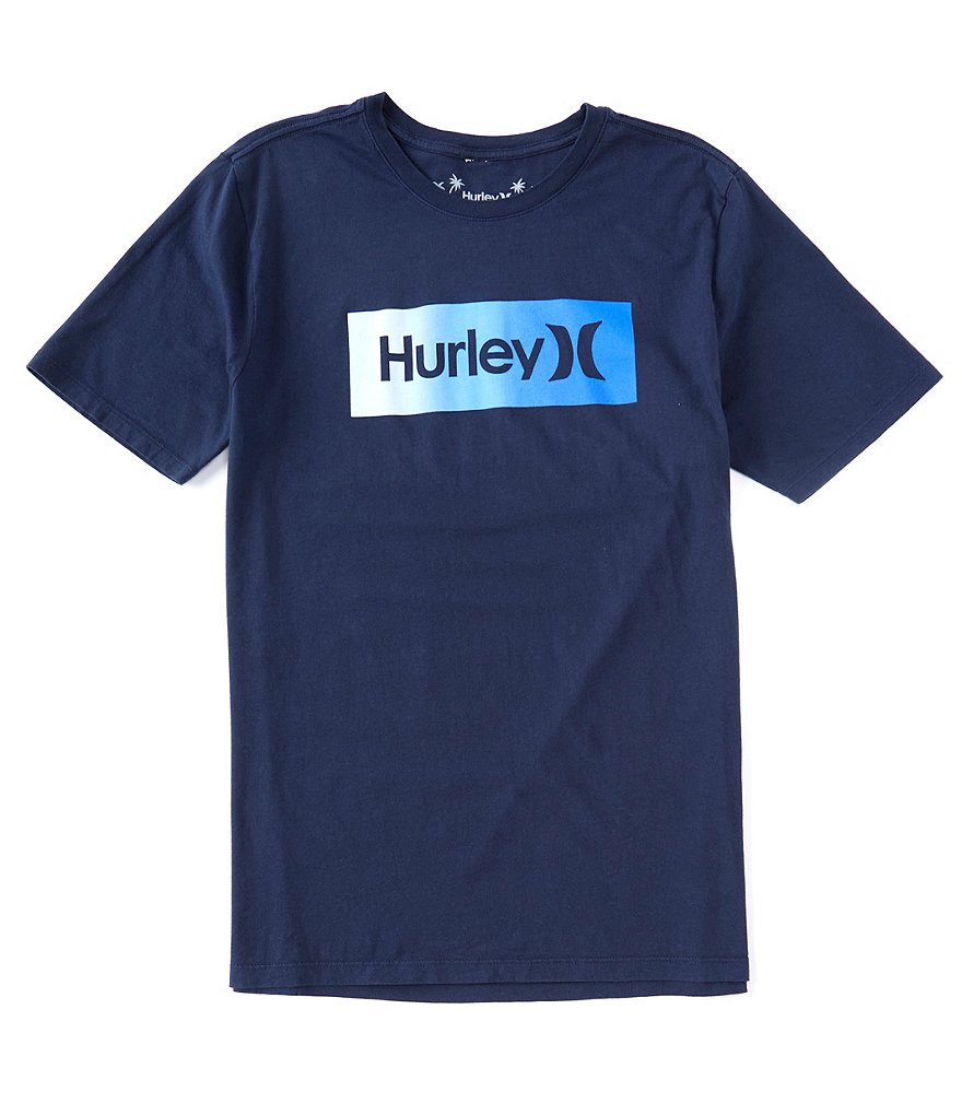 Hurley Short-Sleeve Everyday Boxed Gradient Graphic T-Shirt