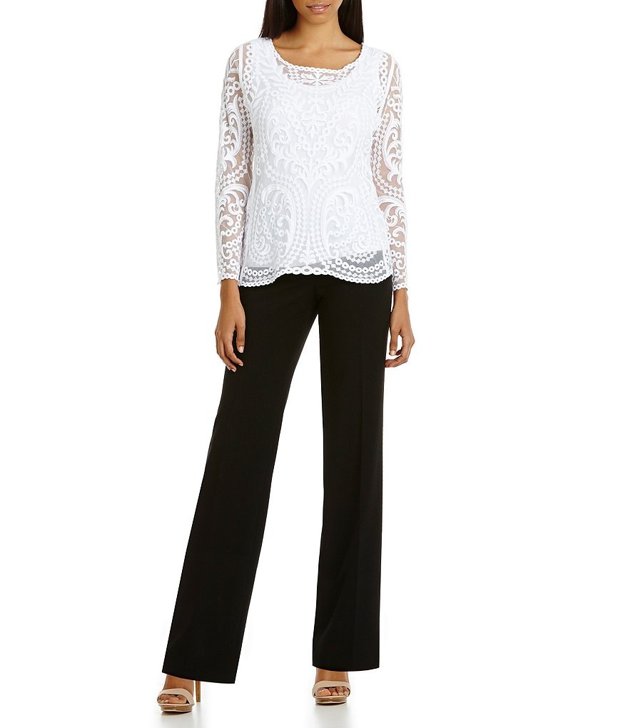 Calvin Klein Madison Straight Leg Pants