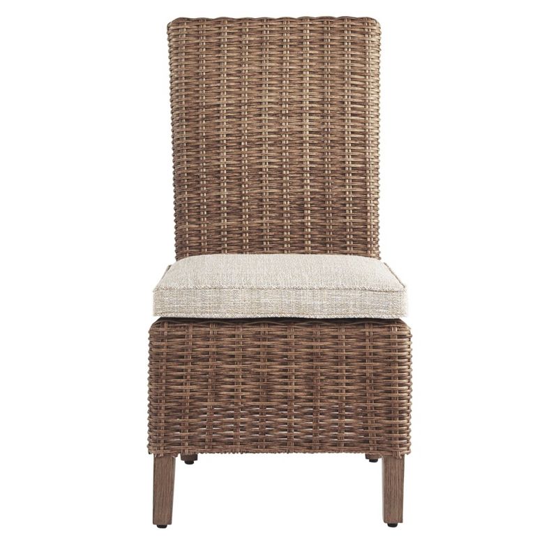 Beachcroft Side Chair with Cushions - Beige  - Outdoor by Ashley