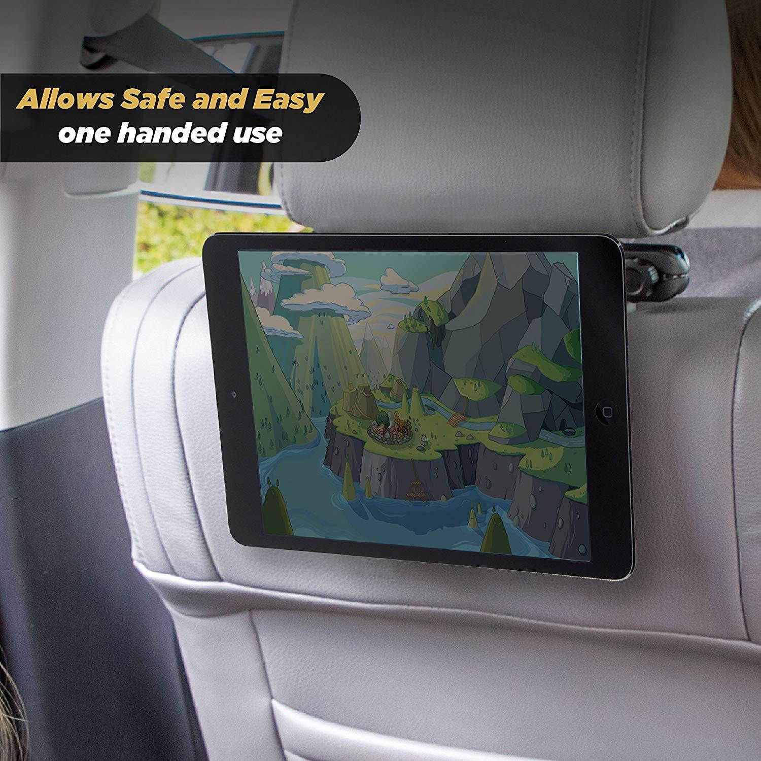 SCOSCHE MAGTHM2 MagicMount XL Universal Magnetic Phone/GPS/Tablet Headrest Mount for the Car