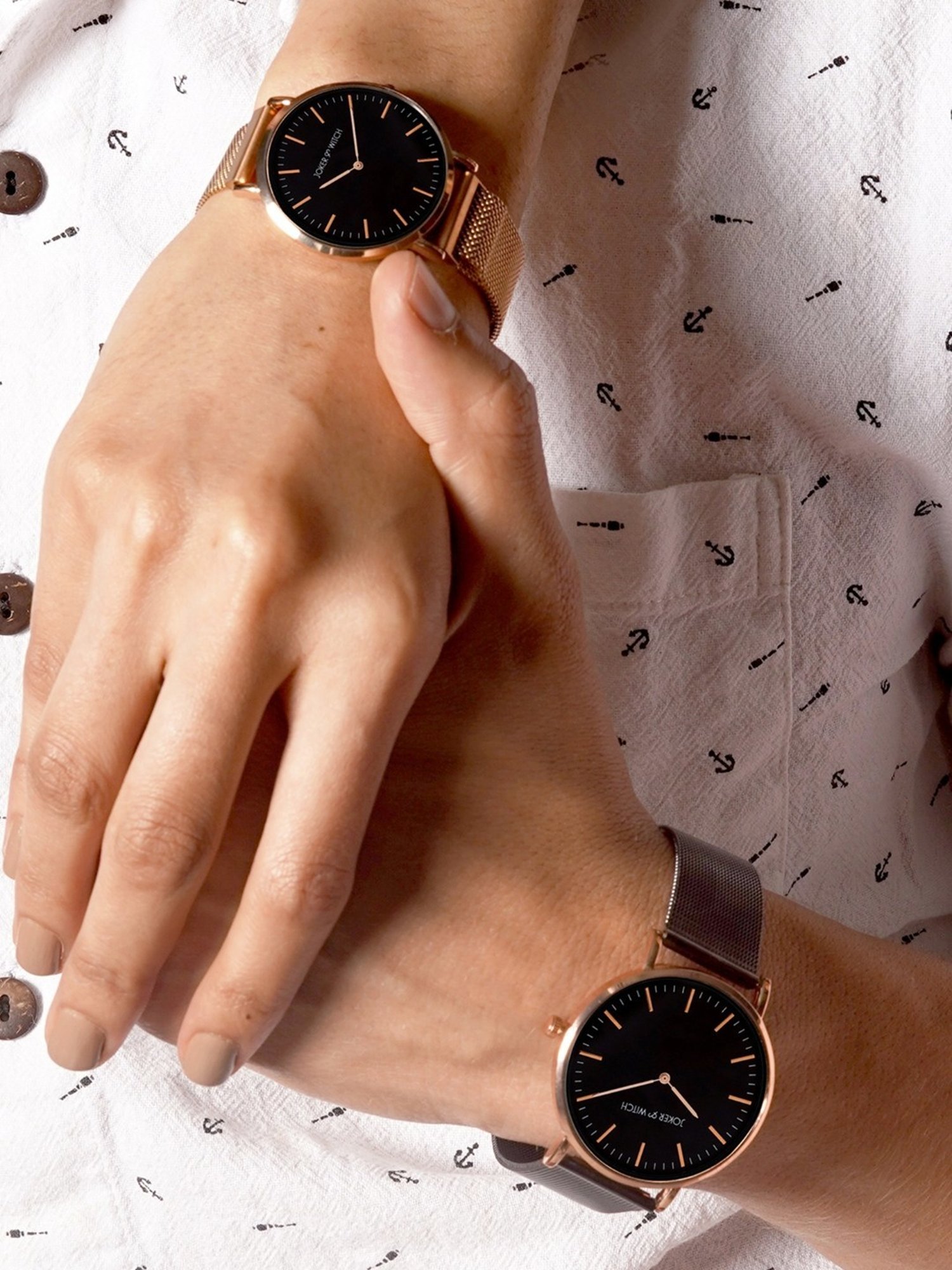 Joker & WItch JWCW184 Analog Couple Watch