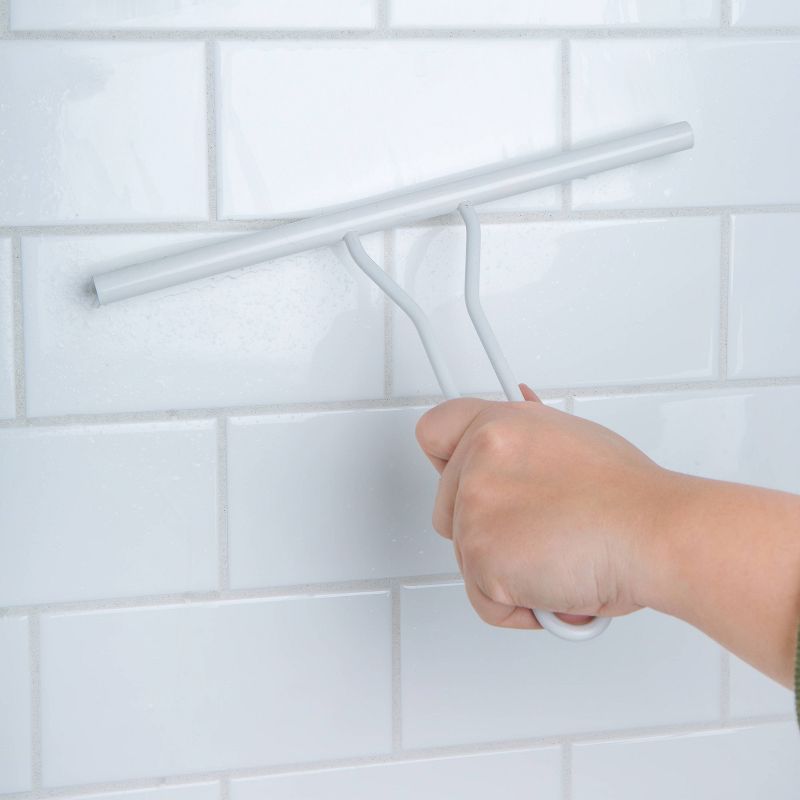 3M Deluxe Squeegee with Hanging Hook White - Bath Bliss