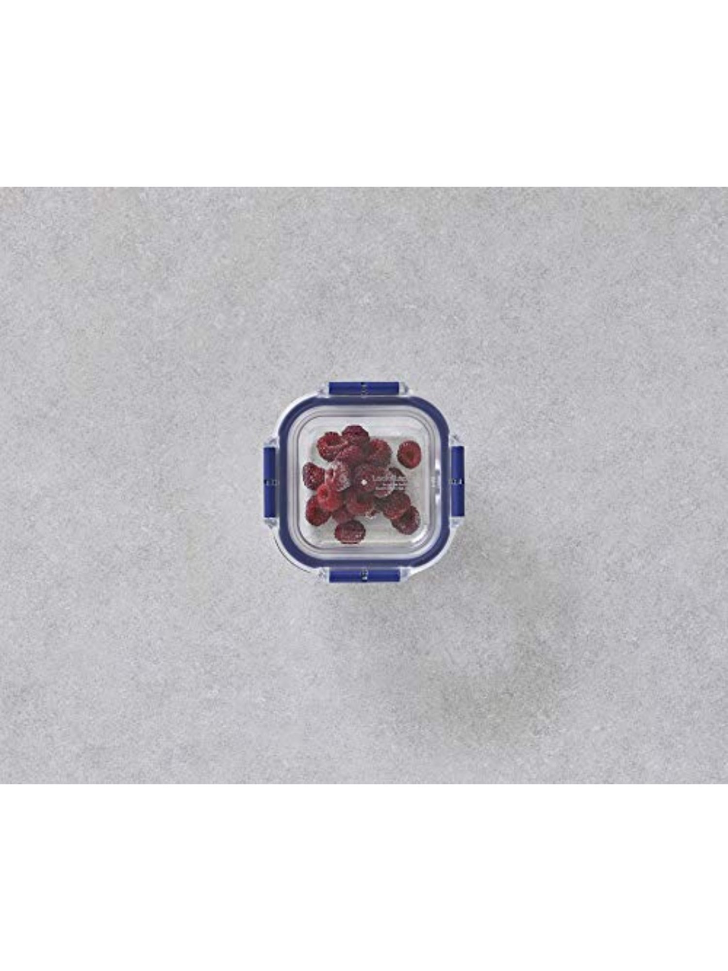 Lock & Lock White Glass Airtight Containers With Lid