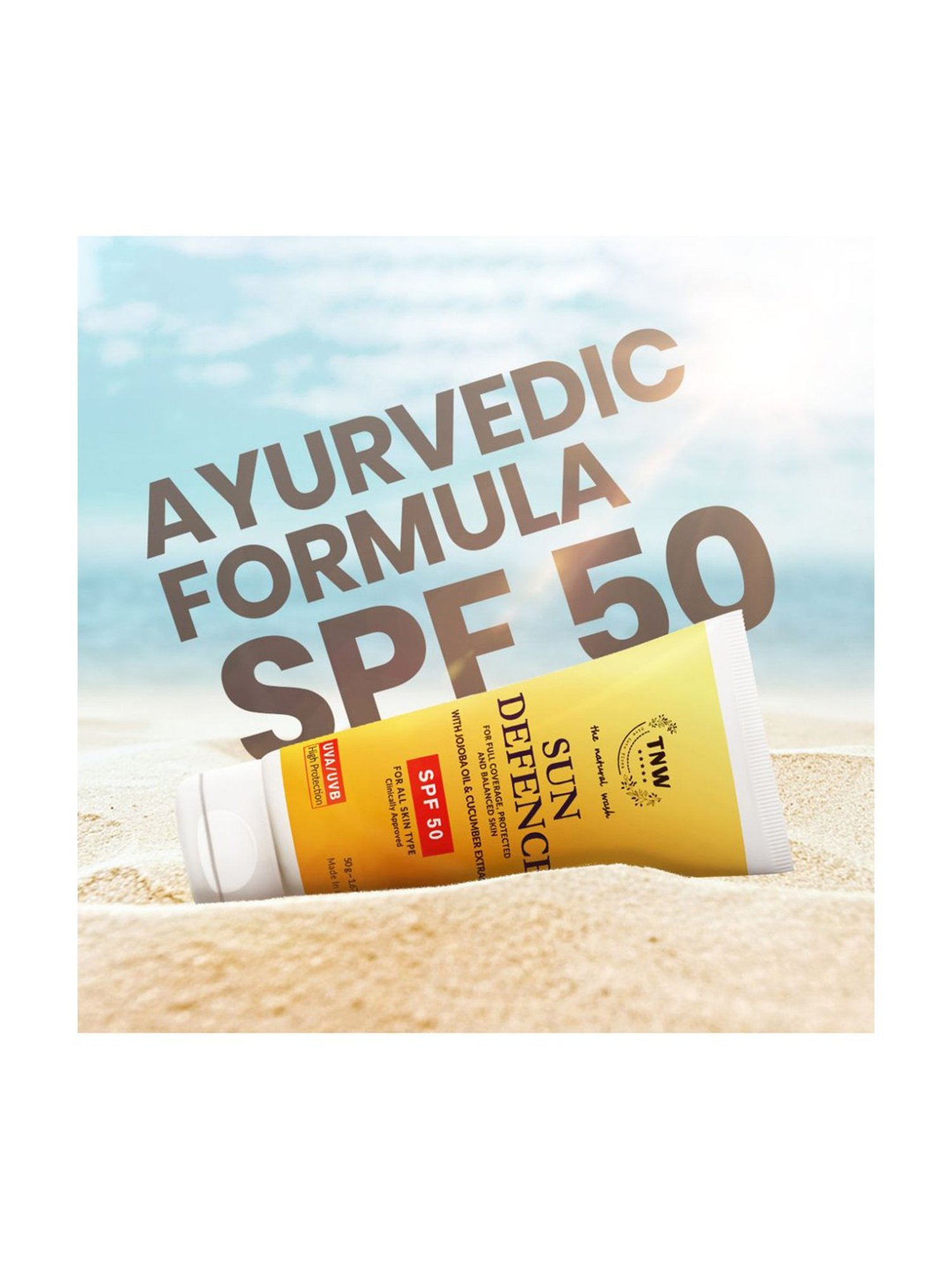 TNW The Natural Sun Defence SPF 50 Cream - 50 gm