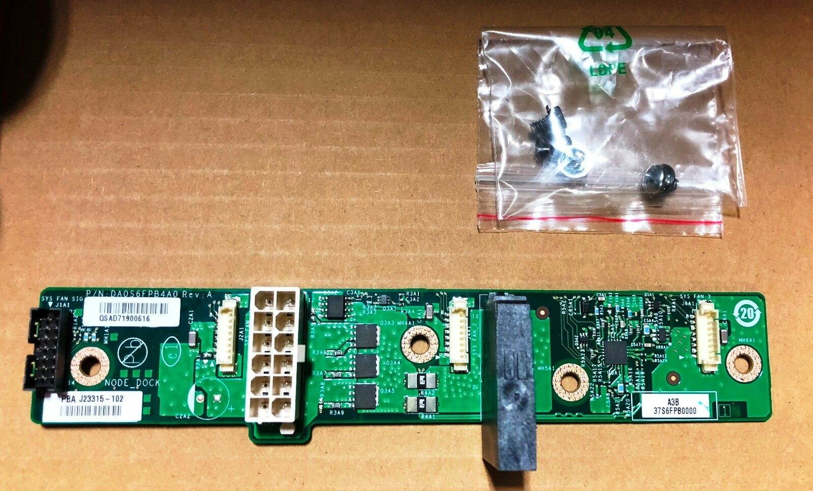 Intel FH2000NPBAP Node Power Board for H2000XXKR2 Chassis NEW BULK PACKAGING