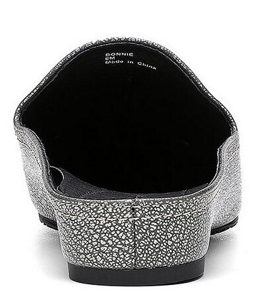 Donald Pliner Bonnie Metallic Leather Moc Toe Mules