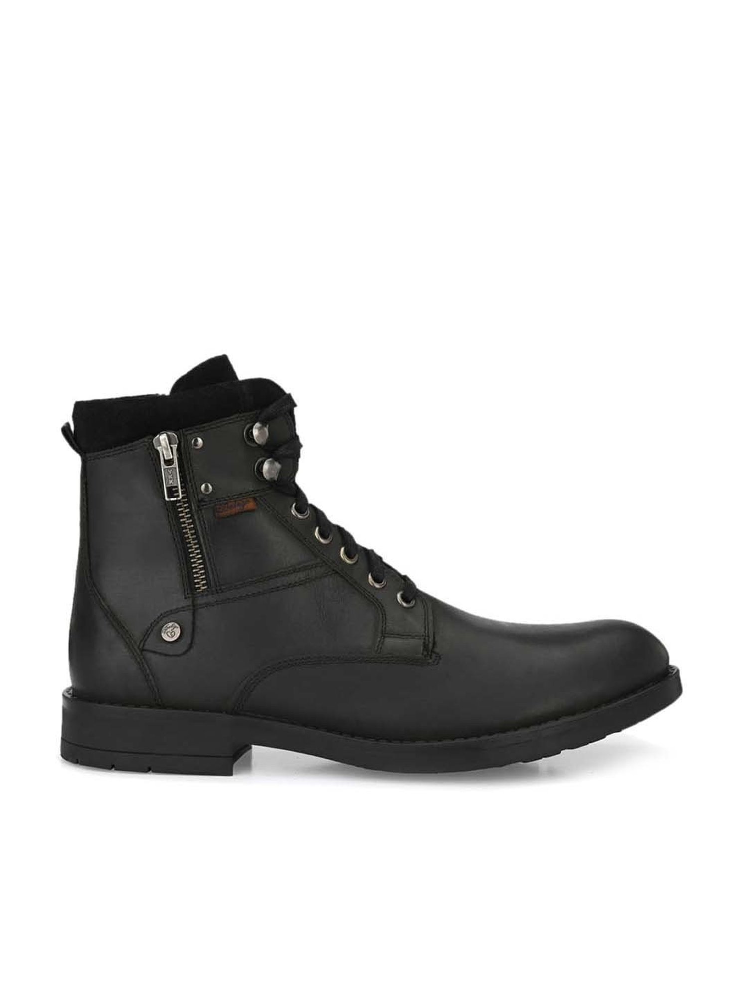Delize Men's Black Derby Boots