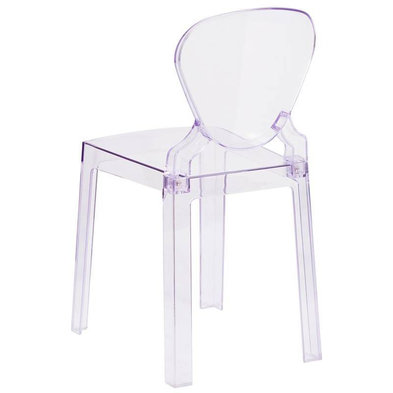 Ghost Chair with Tear Back Clear - Riverstone Furniture Collection