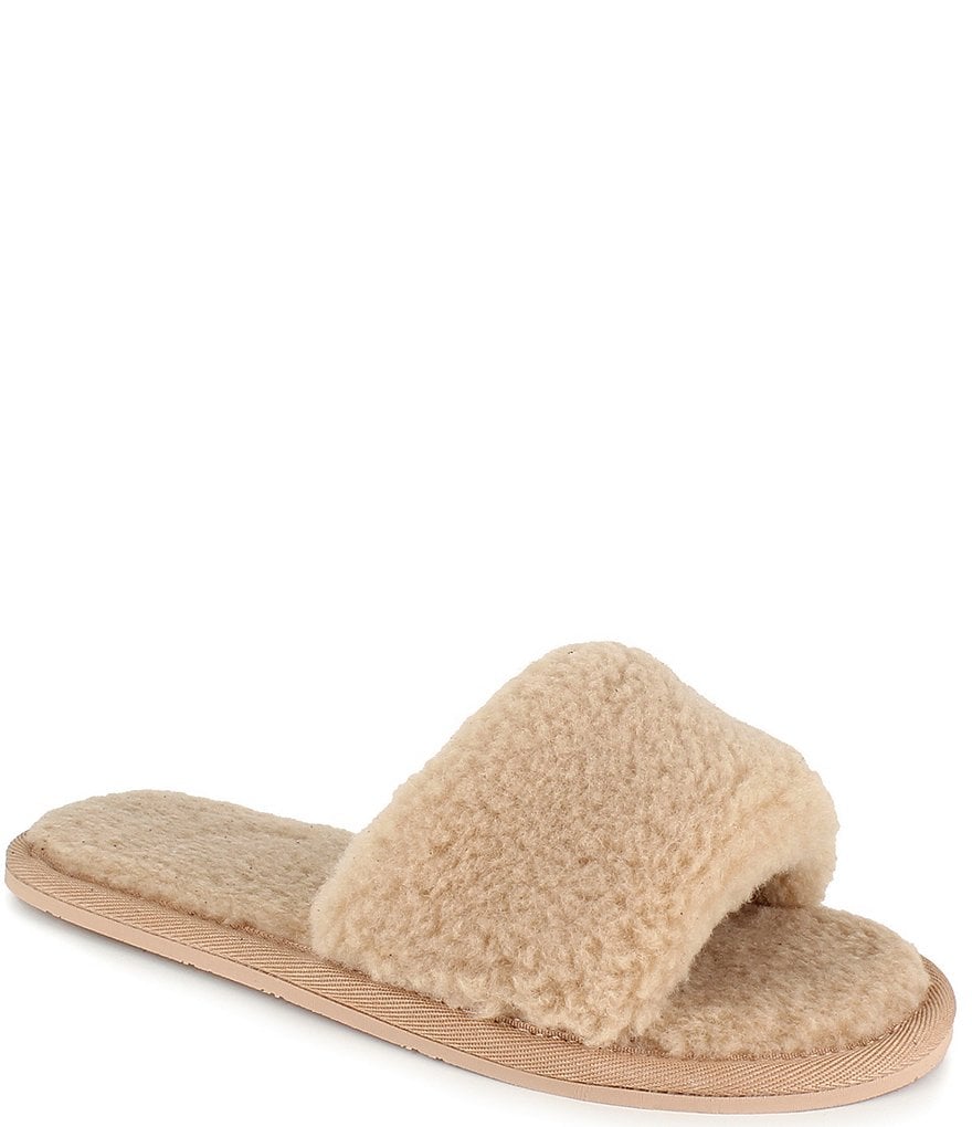 Splendid Carmen Faux Fur Shearling Slides