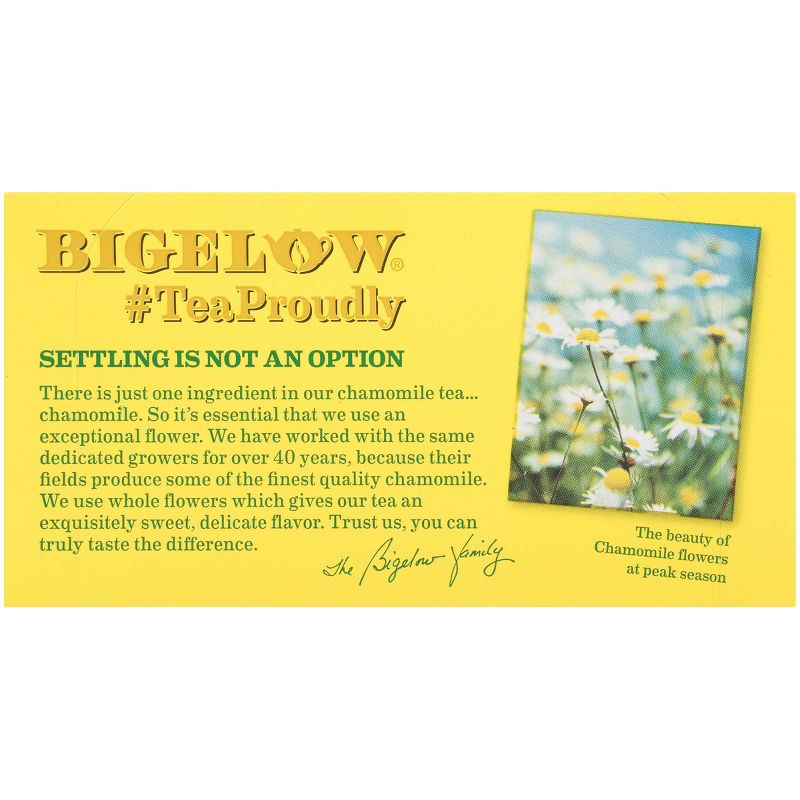 Bigelow Cozy Chamomile Herbal Tea Bags - 20ct