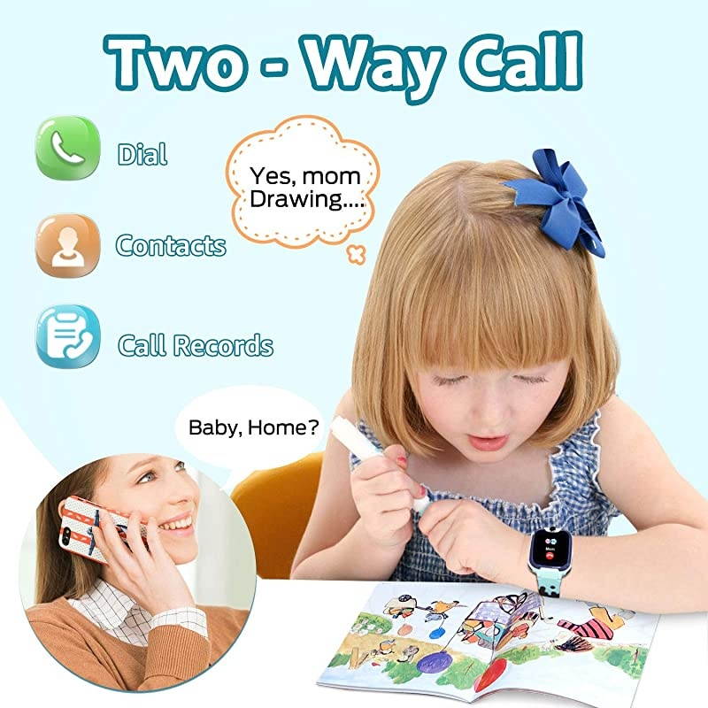 Games Watchs Phone 154 inch Touch Screen Game Smart Watch with MP3 Music Player Call SOS Calculator Alarm Clock Camera 7 Games Watchs for Boys Girls Birthday Gifts