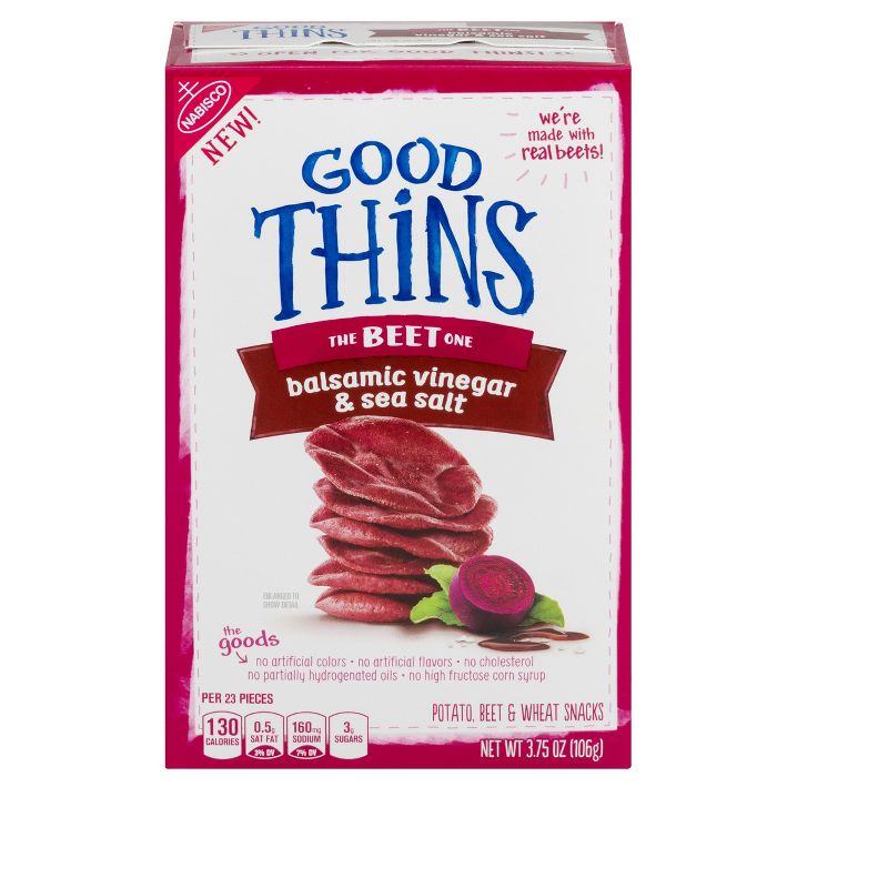 Good Thins: The Beet One Snacks - Balsamic Vinegar & Sea Salt - 3.75oz