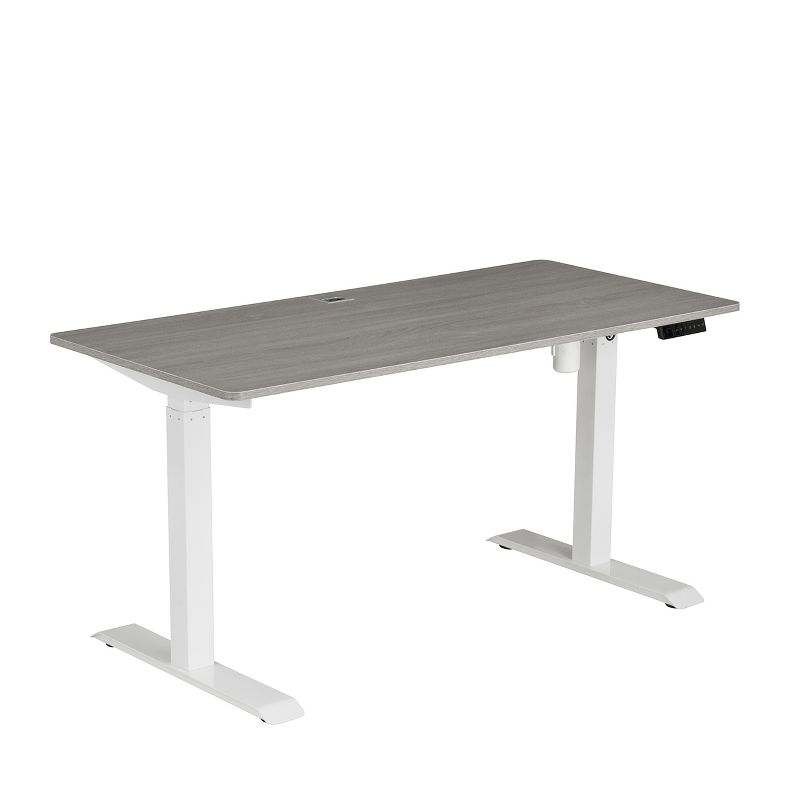 Automatic Sit To Stand Desk Gray - Techni Mobili