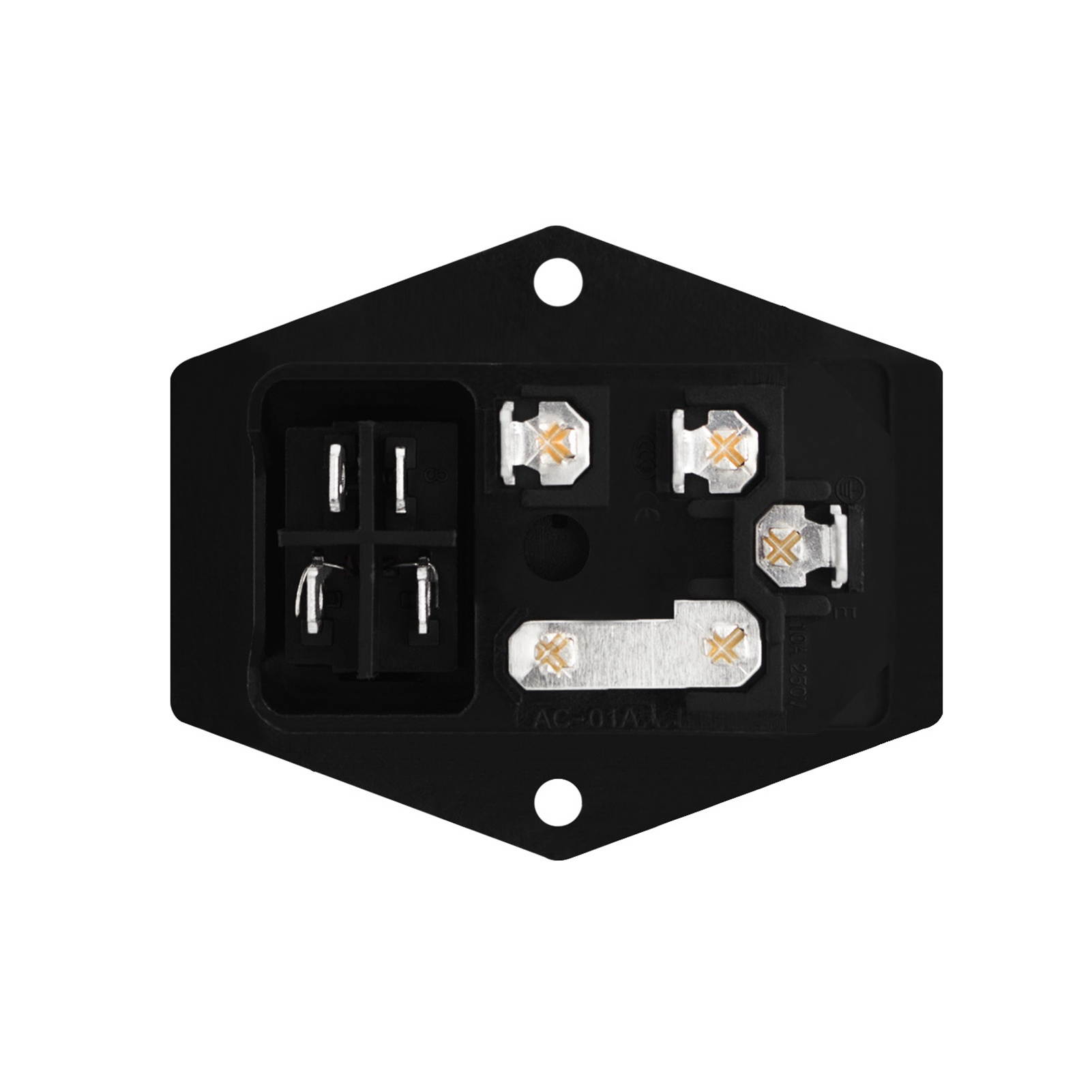 Aibecy 3D Printer Accessories Power Supply Switch Socket 10A 250V Rocker Switch with Fuse Cable U-Type Plug for 3D Printer