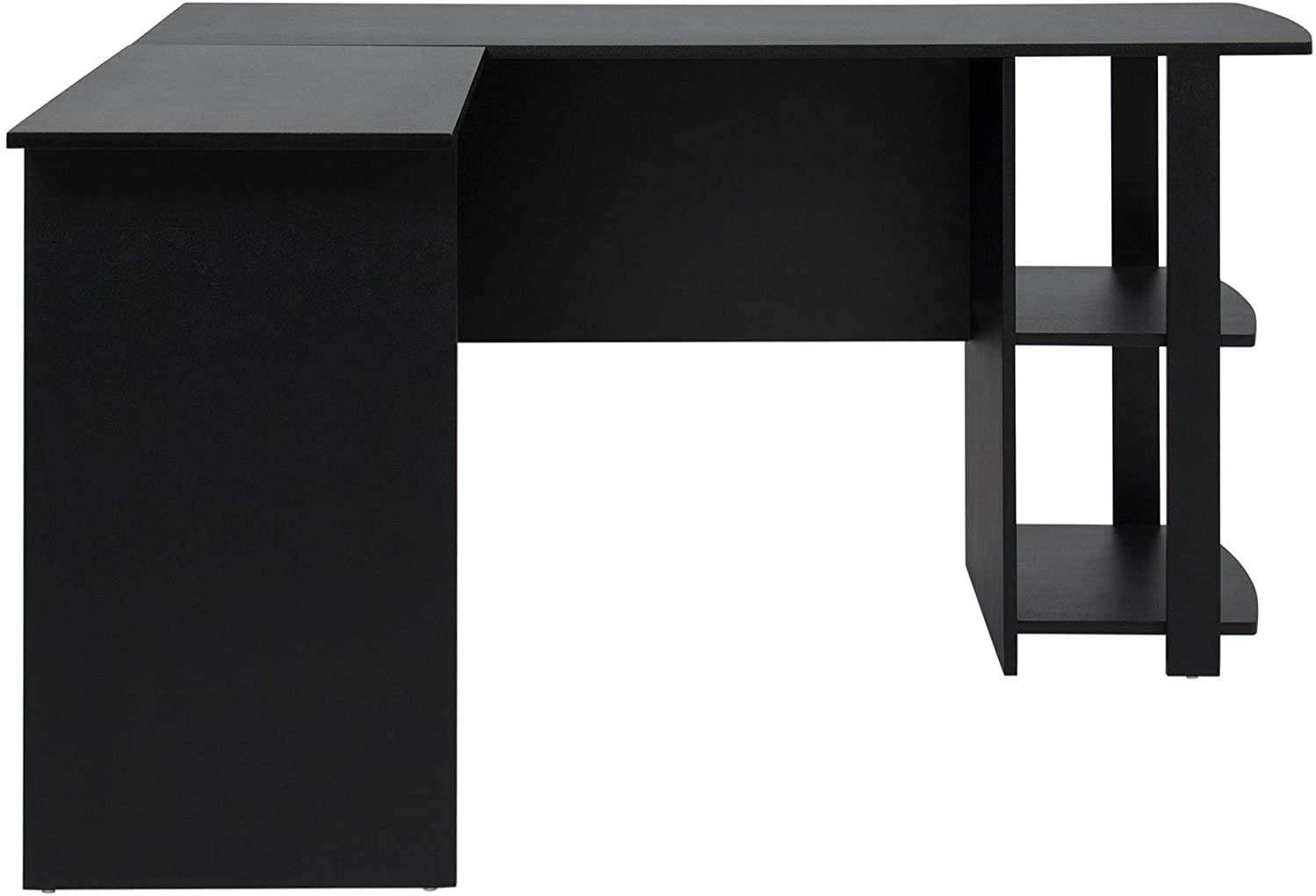 Lifetech Computer Desk 43.3" Modern Study Writing Desk for Home Office Simple Small Desk for Small Spaces, Black