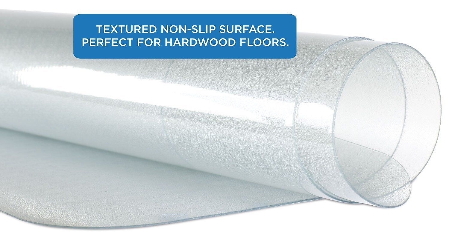 Mount-It! Office Chair Mat for Flat Tile Hardwood Floor 47" x 35.5"