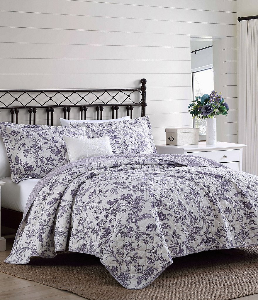 Laura Ashley Delila Floral Quilt Mini Set