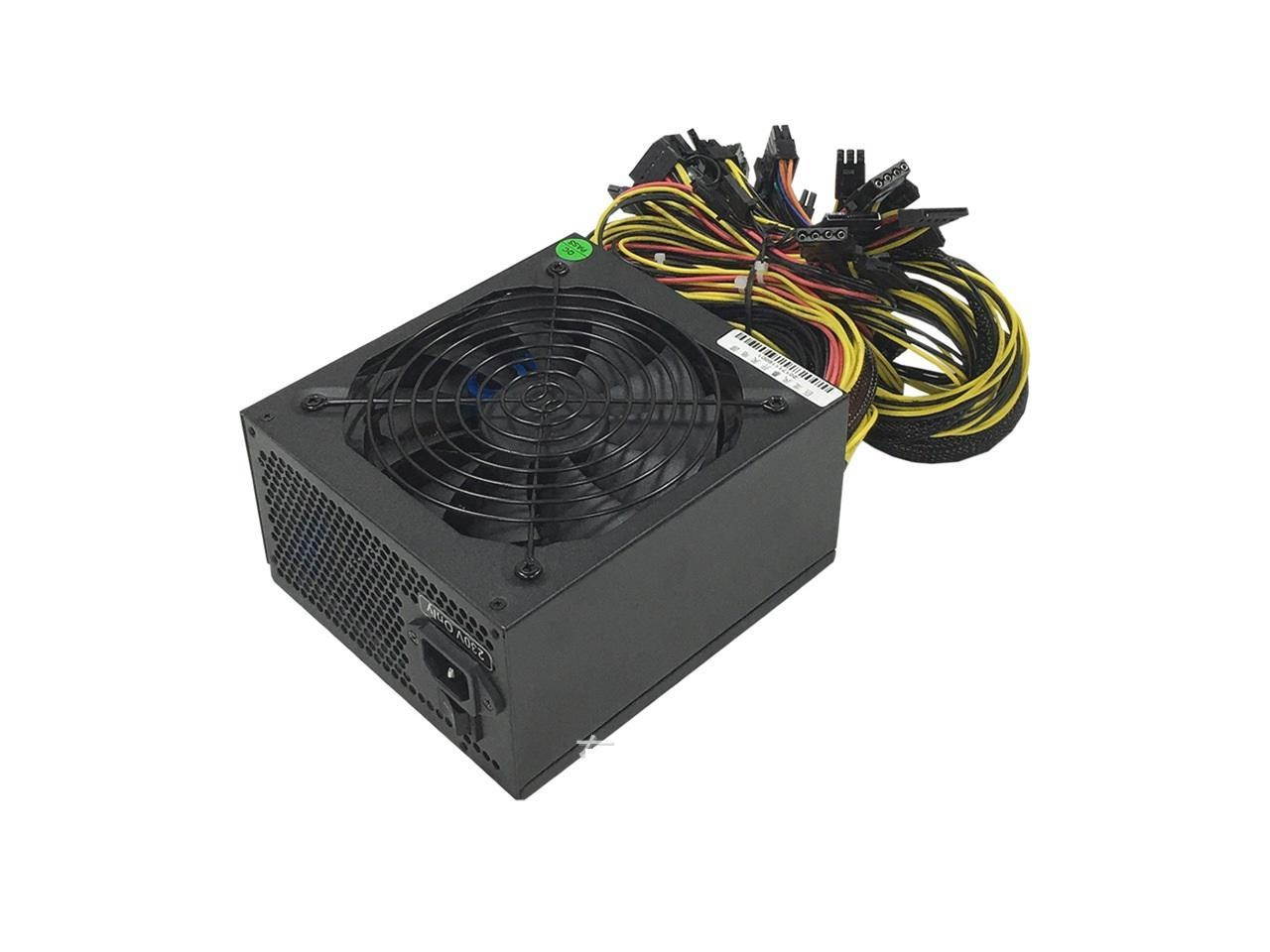 90 PLUS Gold Server Industrial Control Power Support Power Supply 1600W Miner Power Supply 110V-264V 90 PLUS Gold Server Industrial Control Power Support 6-8 Video Cards