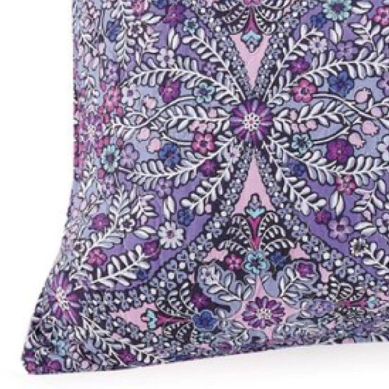 King Kaleidoscope Pillow Sham Purple - Vera Bradley