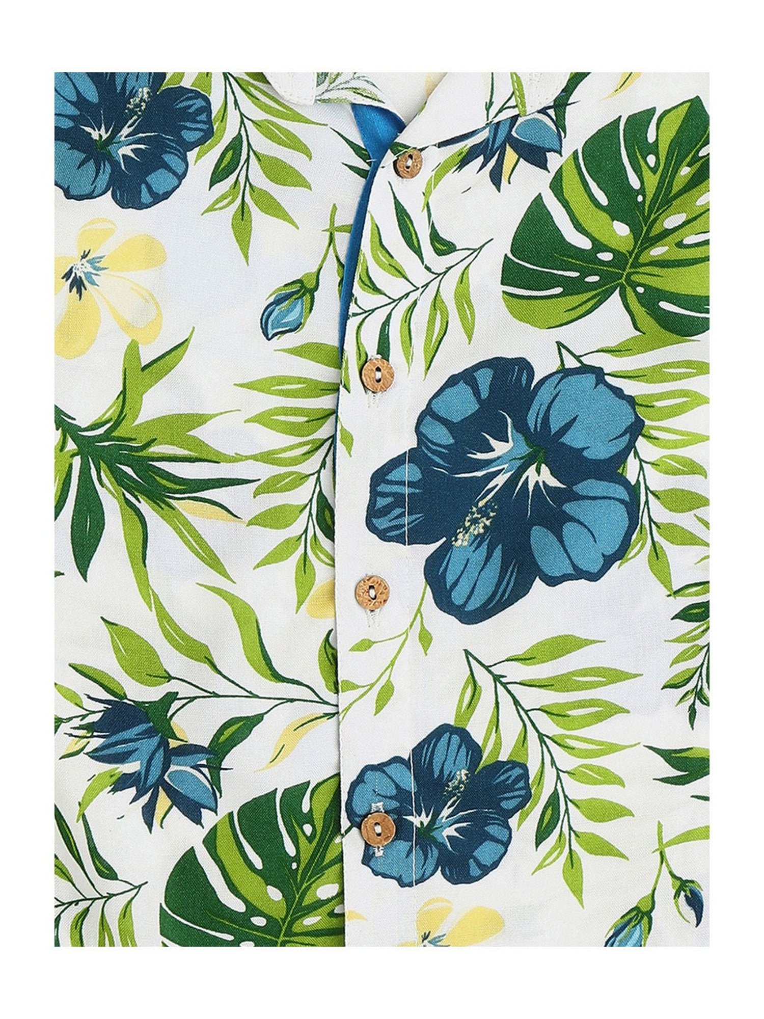 Lil Drama Kids Multicolor Floral Print Shirt