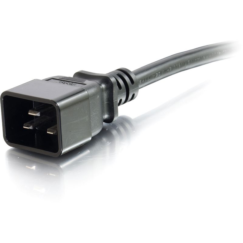 C2G 6ft 14WG 250 Volt Power Cord (IEC320 C20 to IEC320 C13) - For PDU, Server - 14 Gauge - 250 V AC - Black