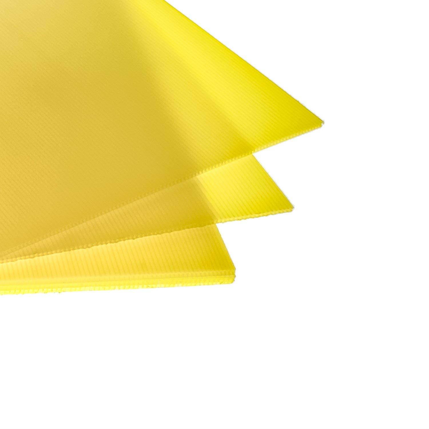 Source One Premium A Frame Replacement Sheets Coroplast Plastic Sign Boards White, Black, Yellow & Blue Available in Multiple Sizes