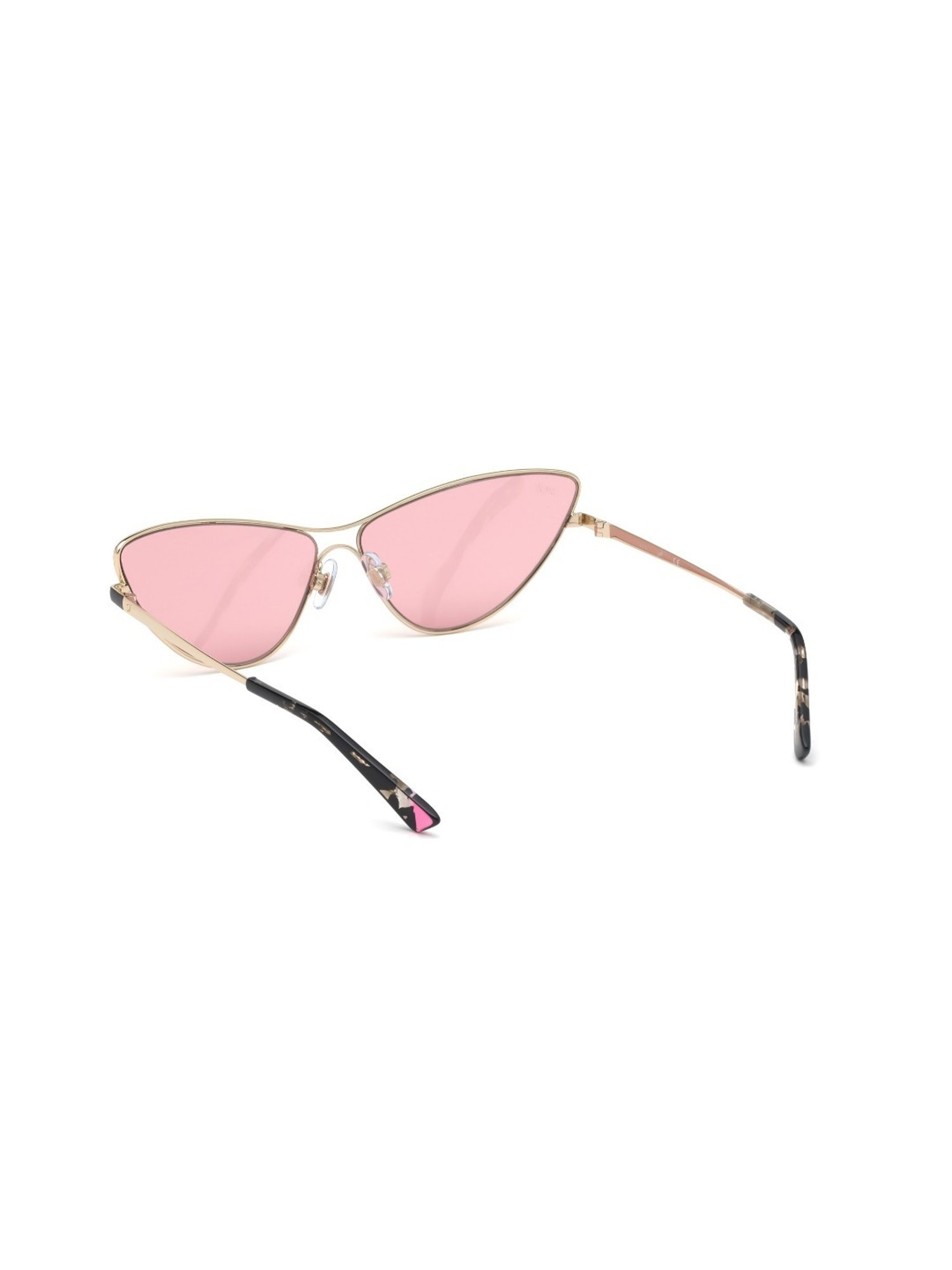 Web Eyewear Pink Cat Eye Sunglasses for Women Designed in Italy